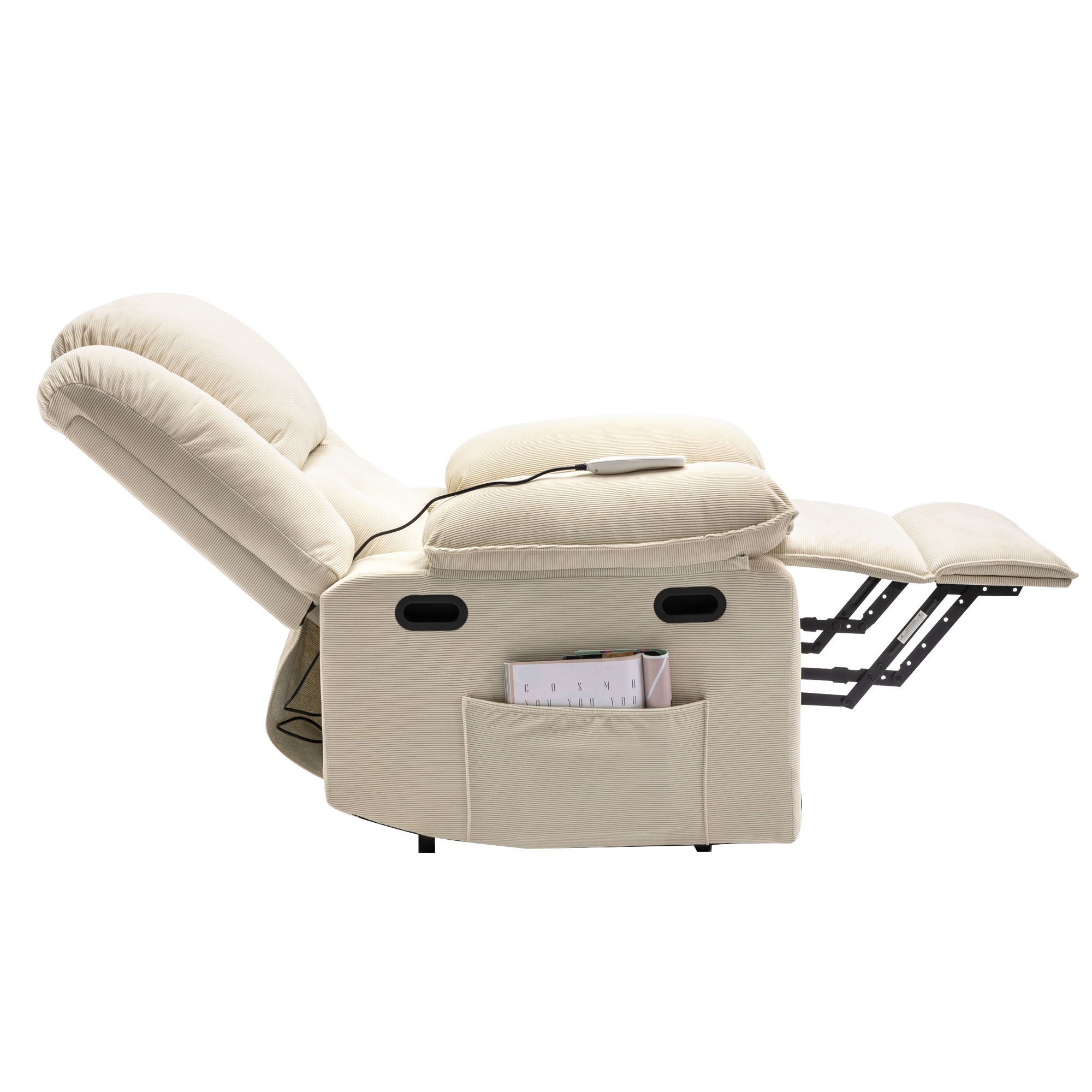 Massage Recliner Power Lift Chair With Adjustable Massage And Heating Function - Best Buy Furniture