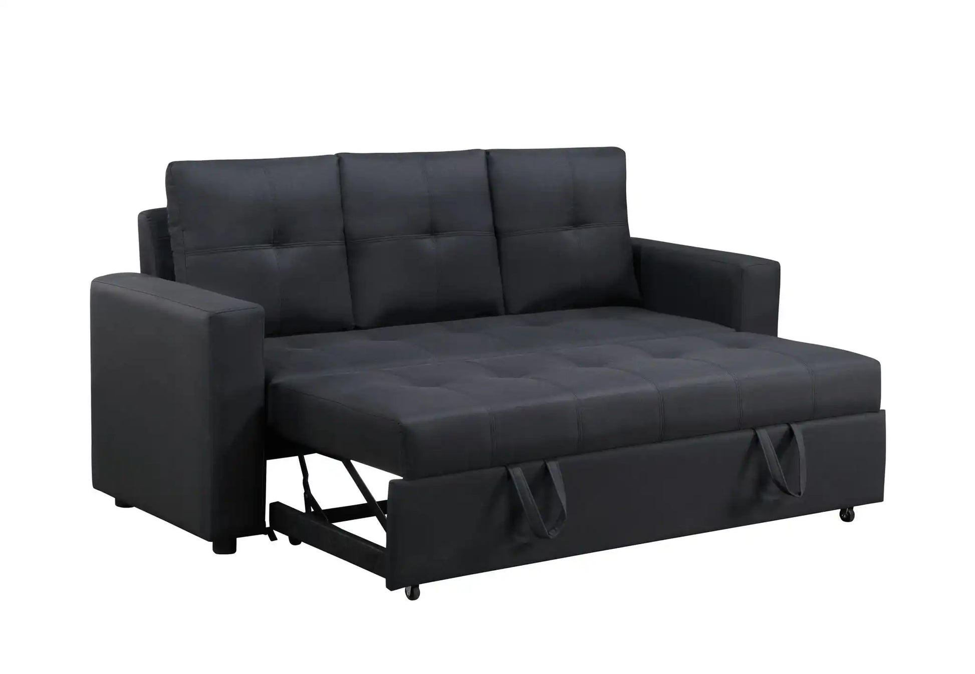 Aiden - Linen Fabric Sleeper Sofa With Tufting - Best Buy Furniture