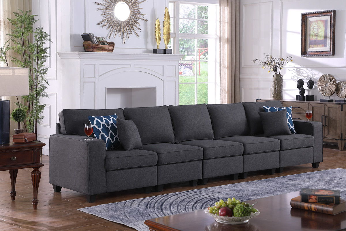 Cooper - Beautiful Sofa With Cupholder - Best Buy Furniture