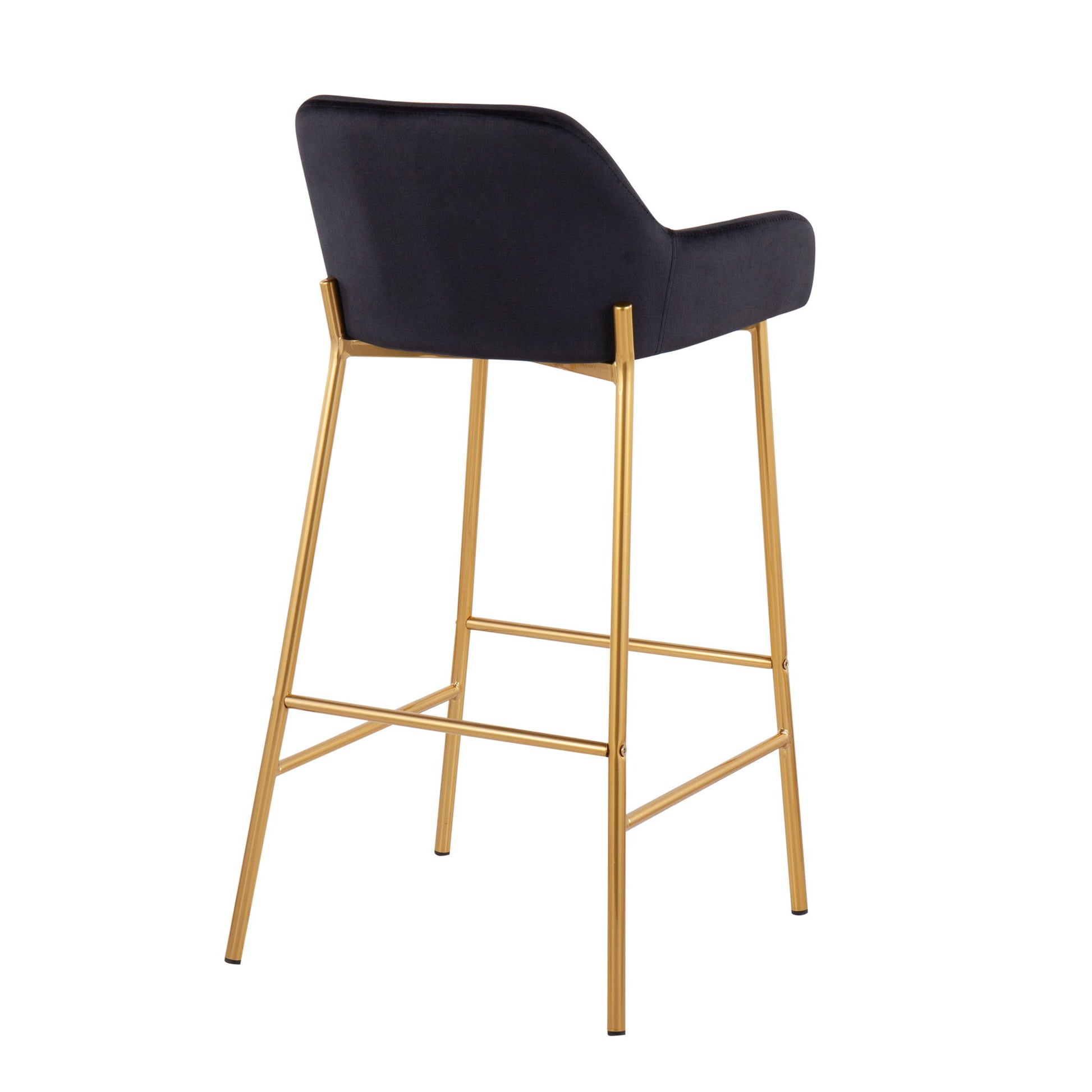 Daniella - Contemporary / Glam Fixed Height Bar Stool (Set of 2) - Best Buy Furniture