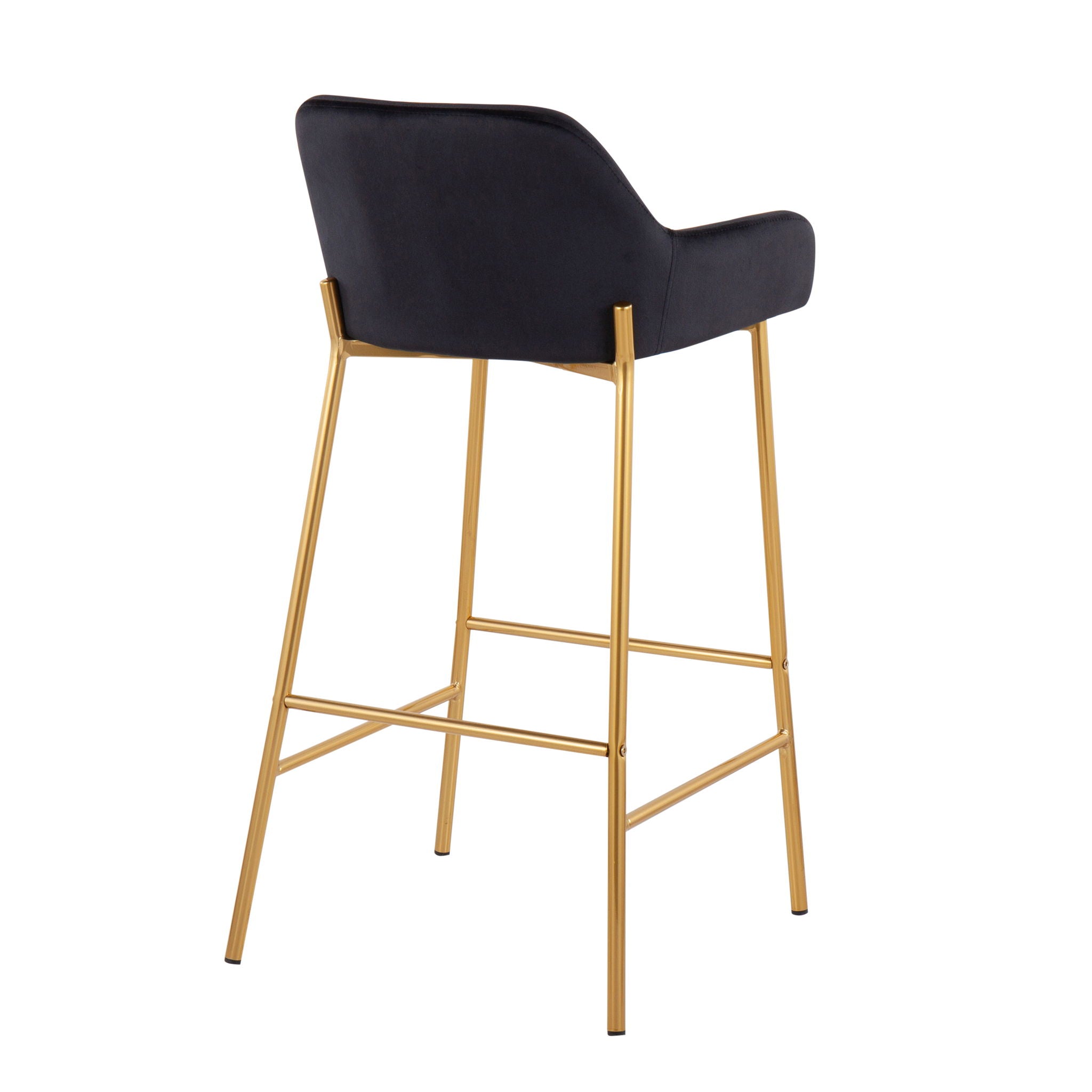 Daniella - Contemporary / Glam Fixed Height Bar Stool (Set of 2) - Best Buy Furniture