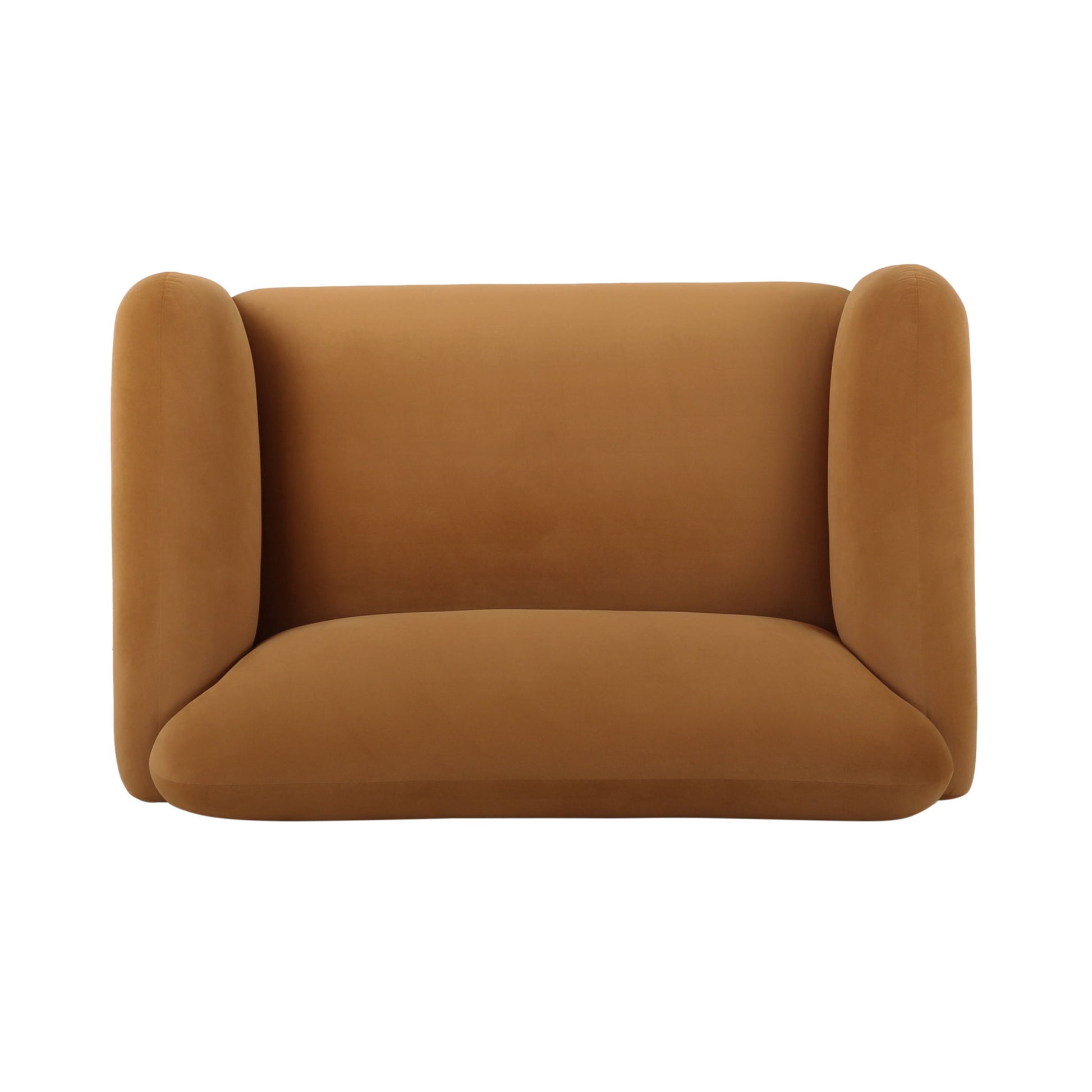 Sway - Upholstered Loveseat With Wood Legs And Round Arms - Best Buy Furniture