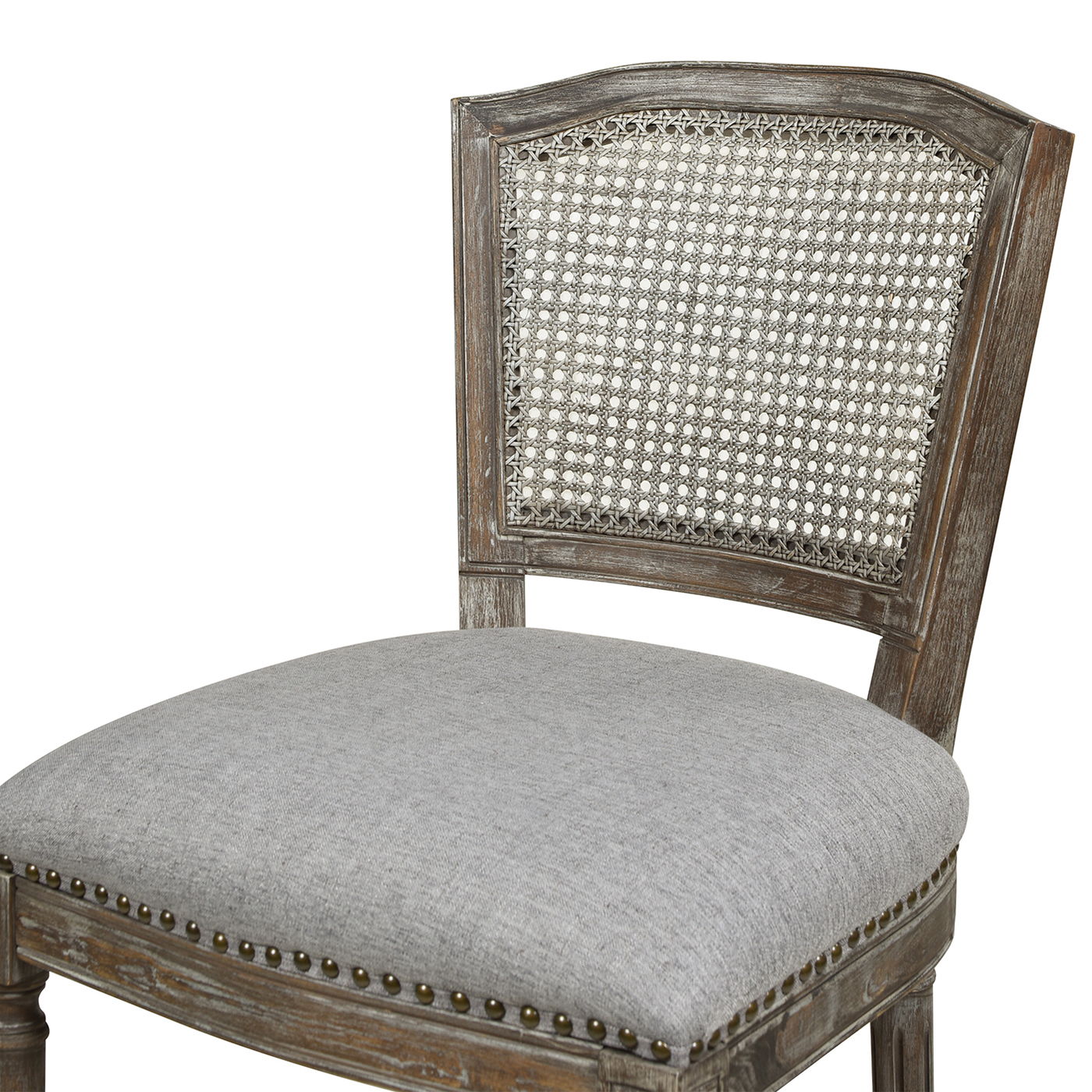 Triomphe - Rattan Wicker High Back Armless Counter Bar Stool - Best Buy Furniture