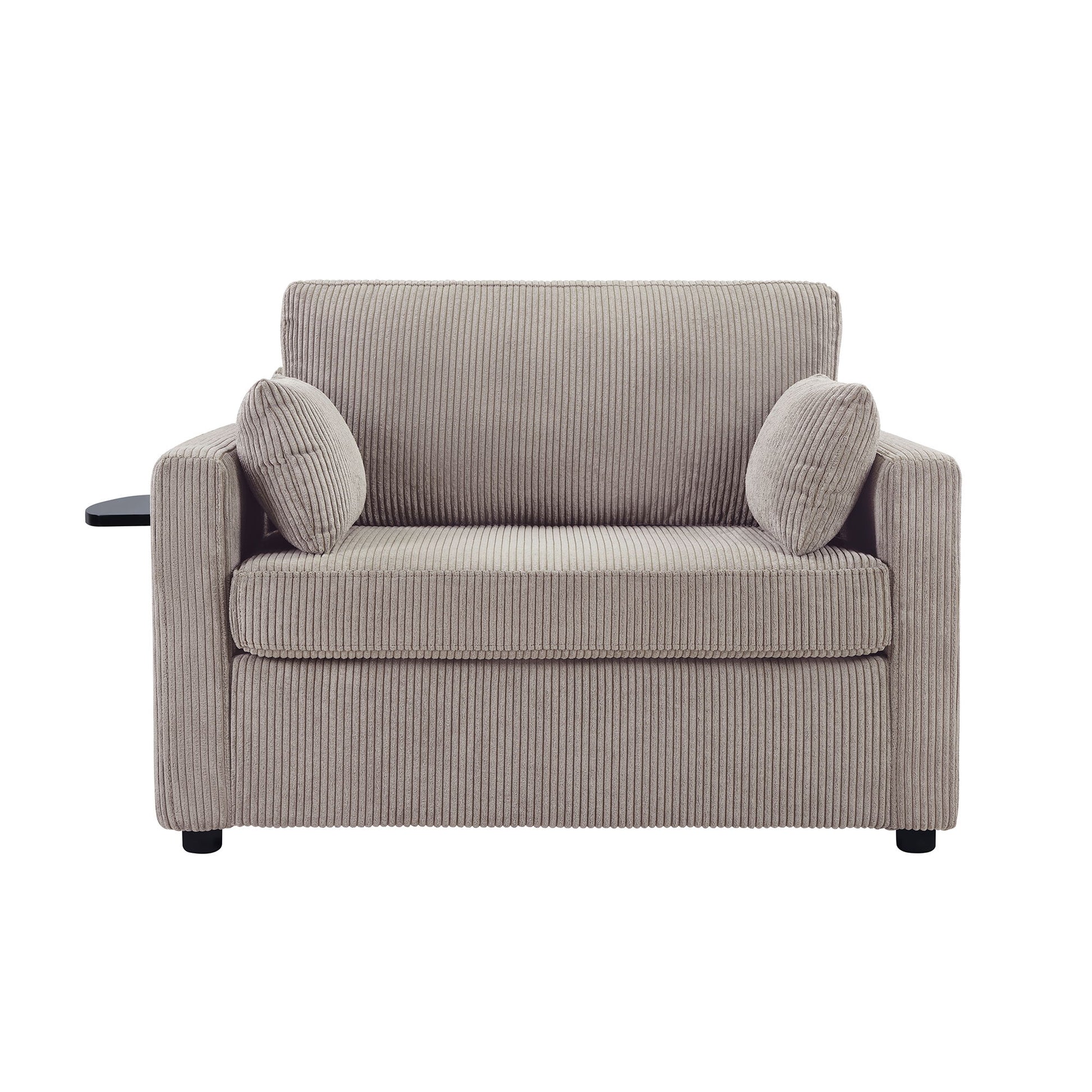 Sleeper Sofa With Foldable Mattress, USB Ports, Side Table & Storage Pocket - Best Buy Furniture