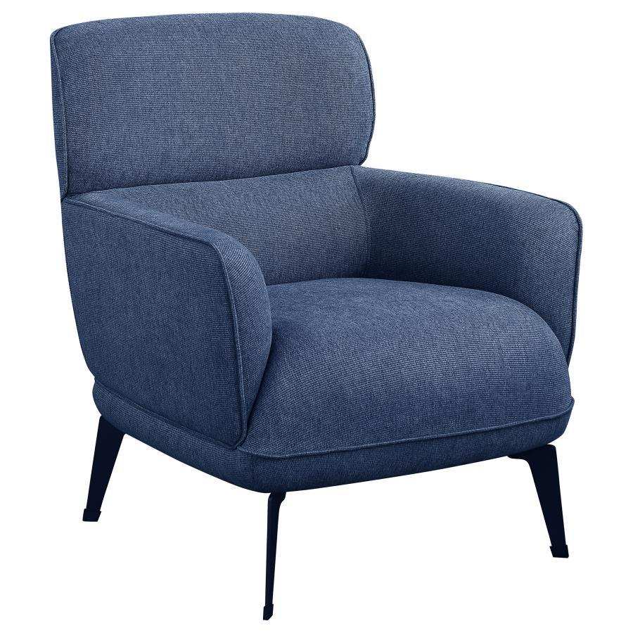 Andrea - Upholstered Crecent Arm Accent Chair - Best Buy Furniture