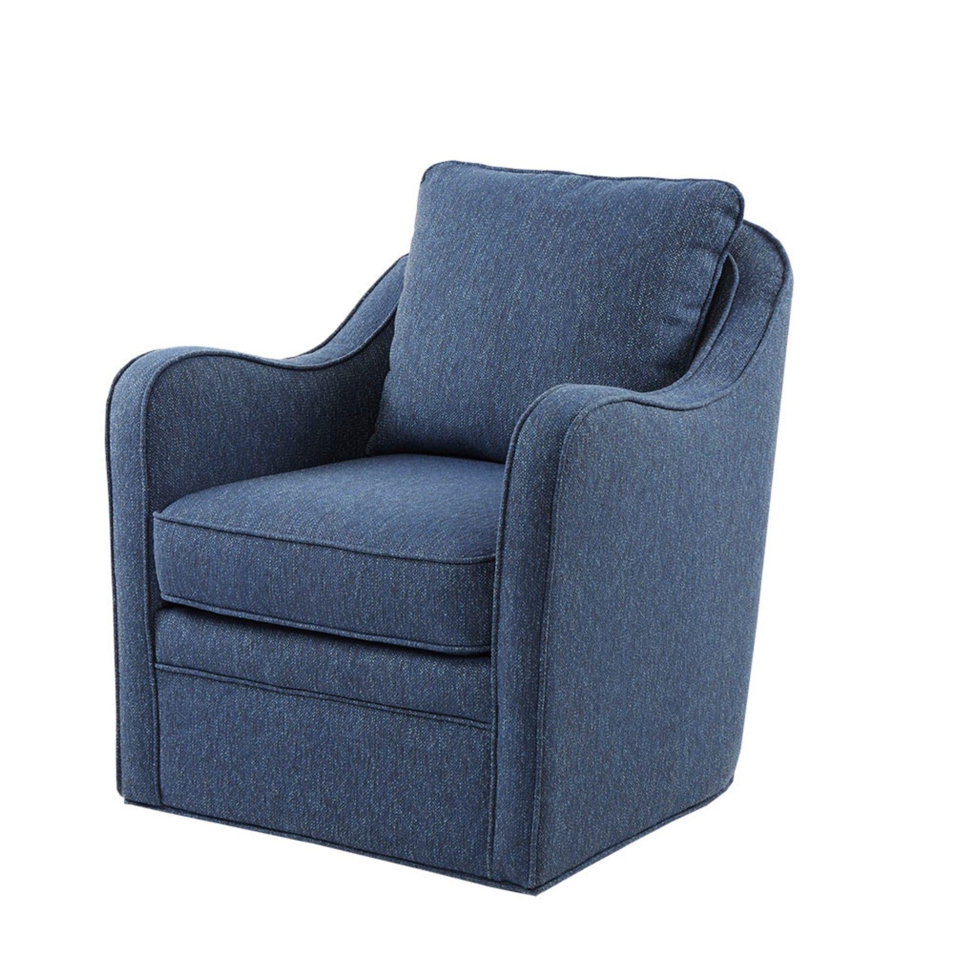 Wide Seat Arm Chair With 360 Degree Rotation - Best Buy Furniture