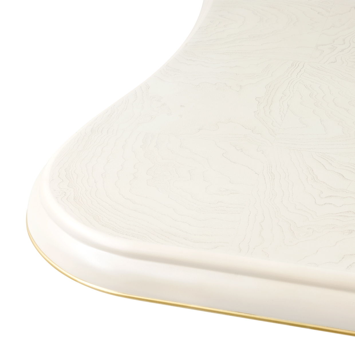 La Terrazza - Double Pedestal Dining Table - Creamy Pearl - Best Buy Furniture