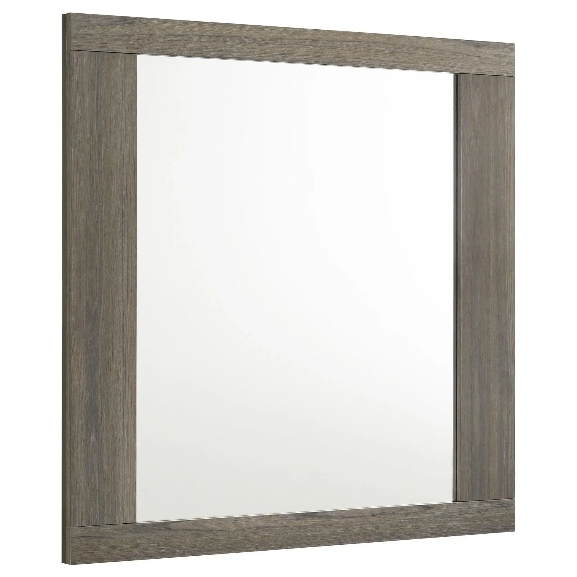 Fenwick - Dresser Mirror - - Gray Oak - Best Buy Furniture