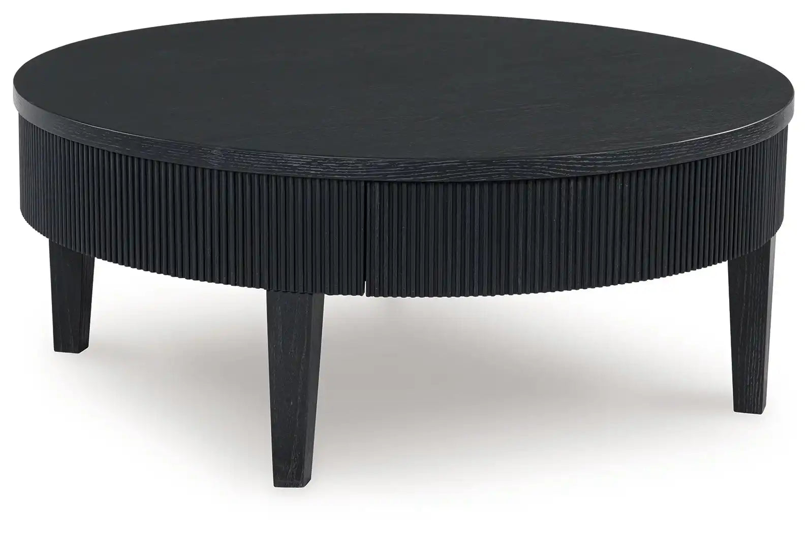 Marstream - Round Cocktail Table - Black - Best Buy Furniture