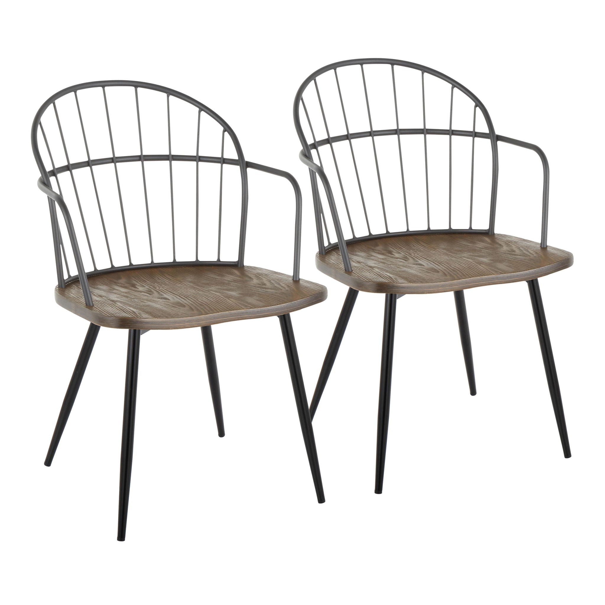 Riley - Farmhouse Arm Chair (Set of 2) - Best Buy Furniture