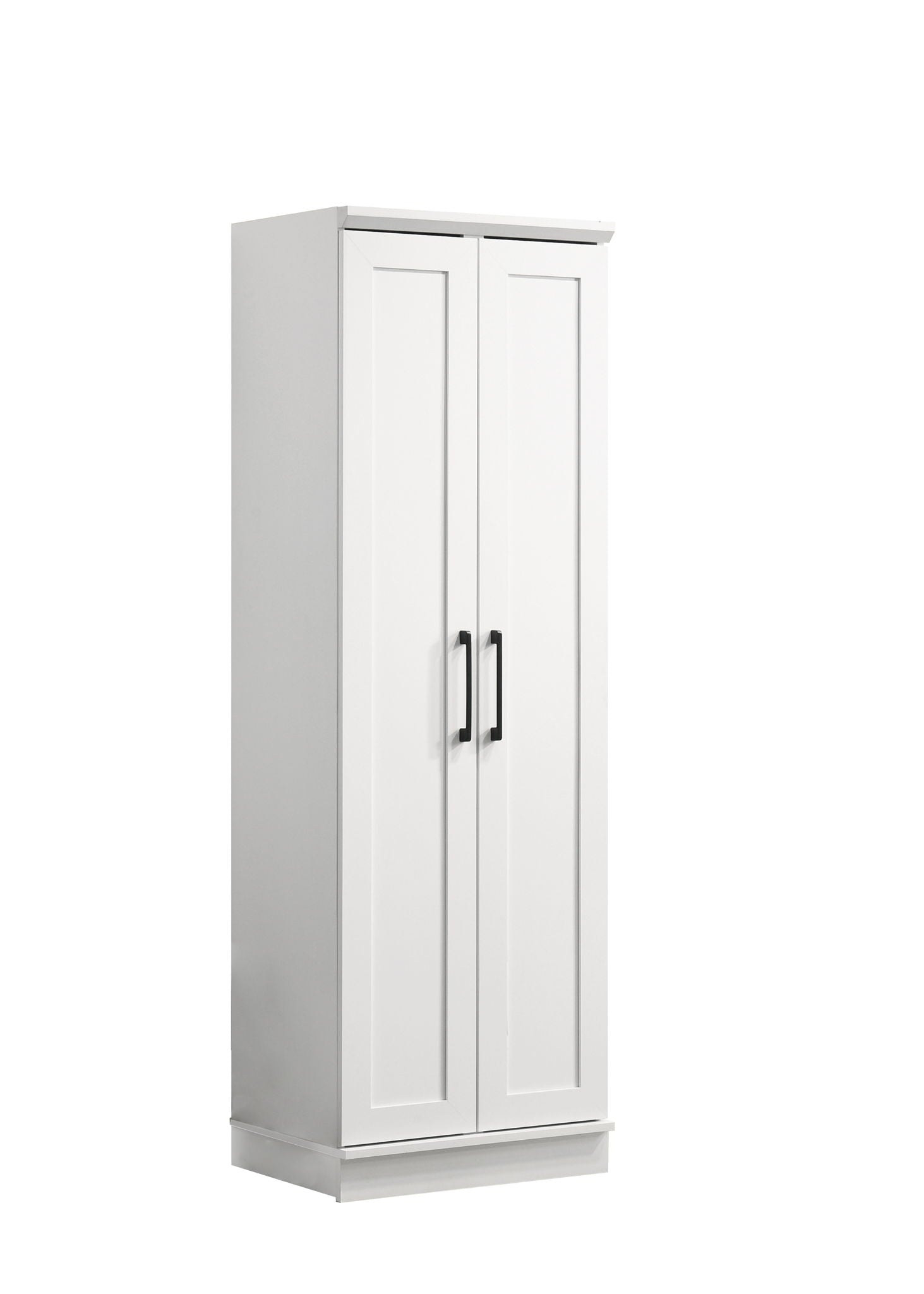 Evelyn - Sleek Storage Cabinet With Framed Panel Design - White - Best Buy Furniture