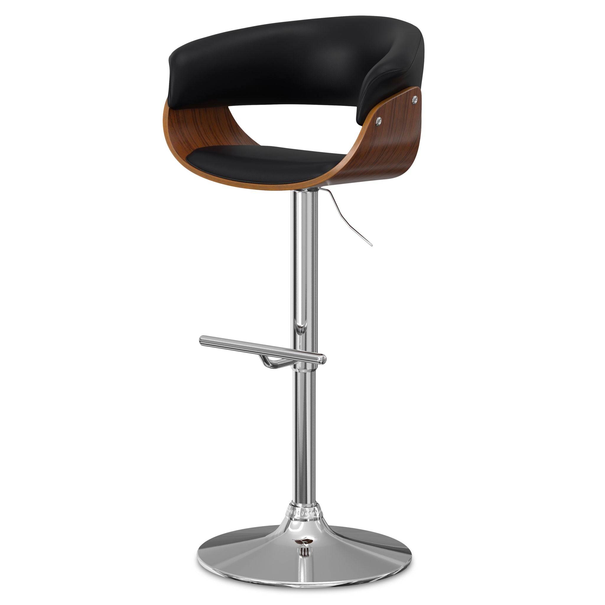Sheldon - Upholstered Adjustable Swivel Bar Stool - Best Buy Furniture