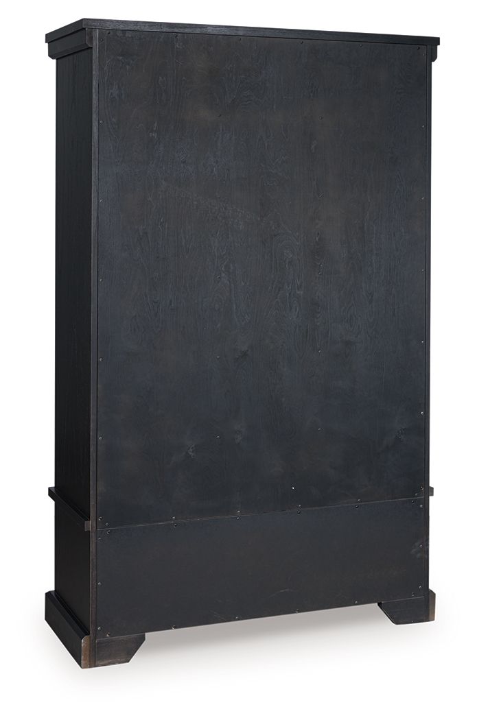 Greddinton - Curio - Black / Brown - Best Buy Furniture