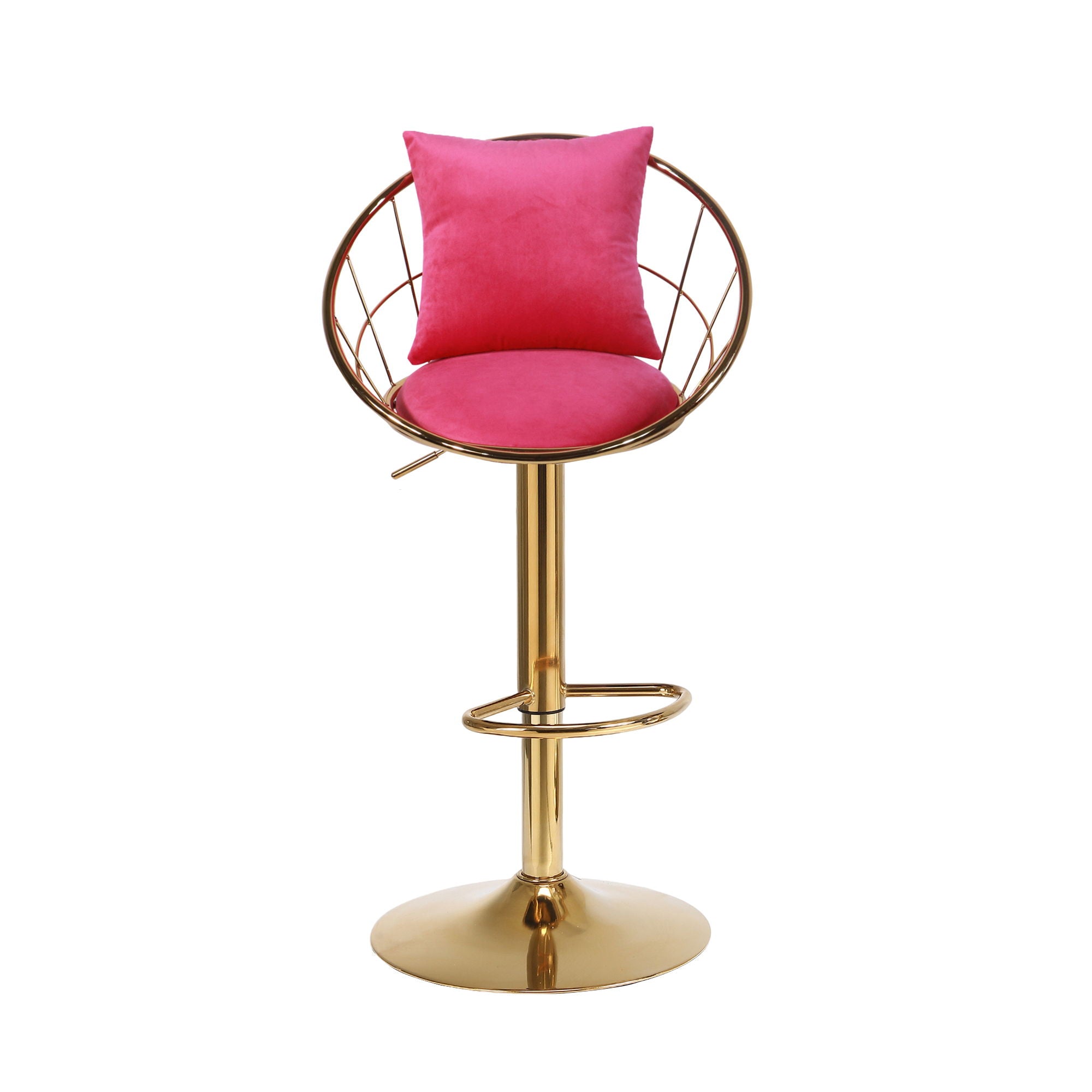 Unique Design Bar Chair, 360 Degree Rotation, Adjustable Height, Suitable For Dining Room And Bar - Best Buy Furniture