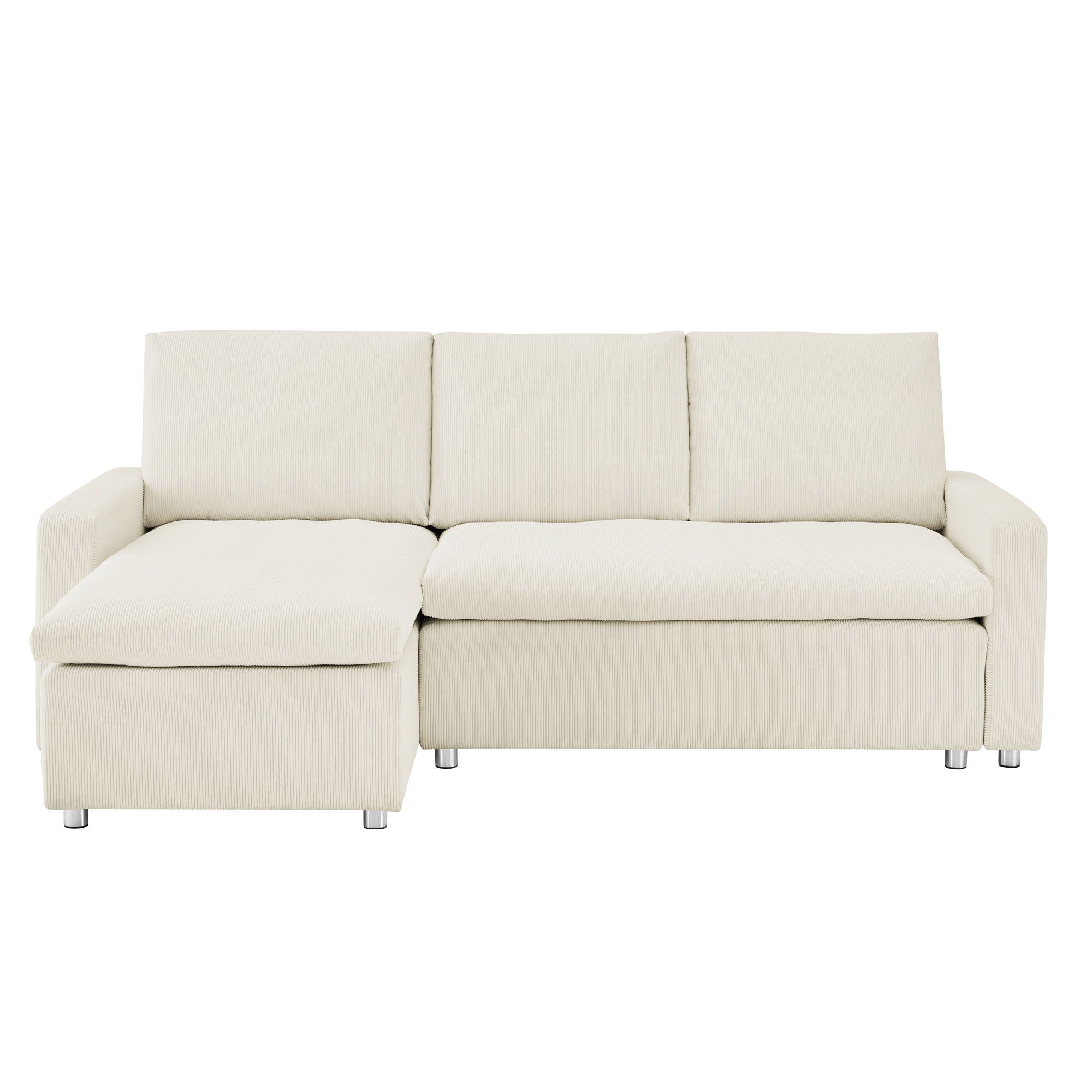Convertible L Shaped Sleeper Sofa Bed With Reversible Chaise And Storage - Best Buy Furniture