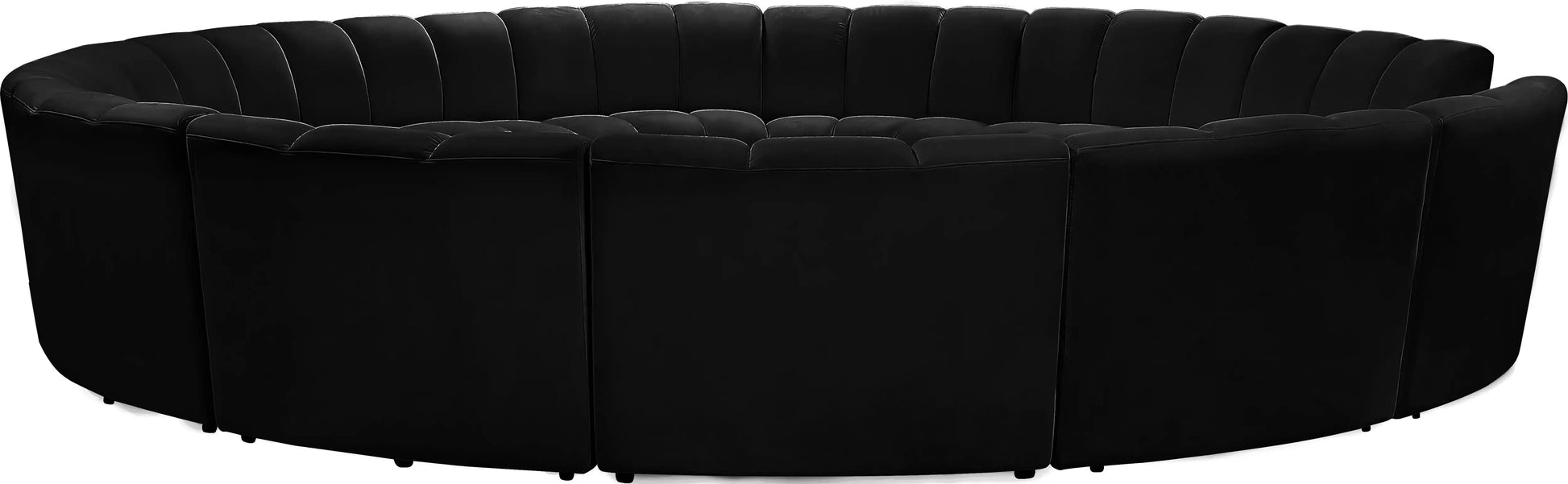 Infinity - 12 Piece Velvet Modular Sectional - Best Buy Furniture