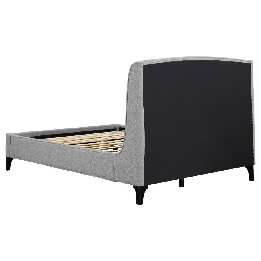 Mosby - Upholstered Wingback Bed - Best Buy Furniture