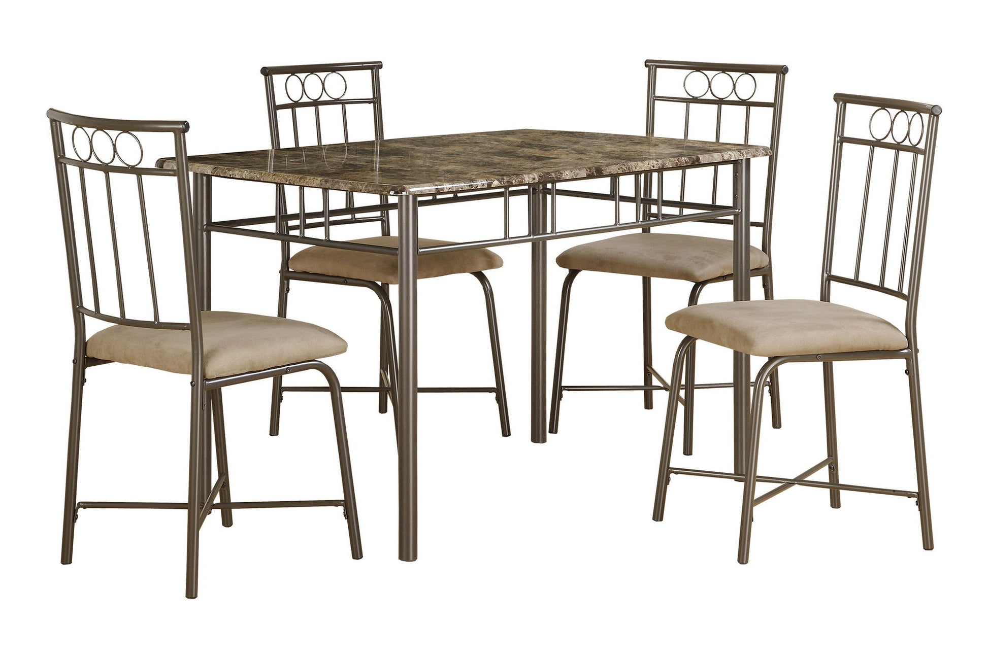 5 Pieces Dining Table Set, Small, Rectangular - Best Buy Furniture