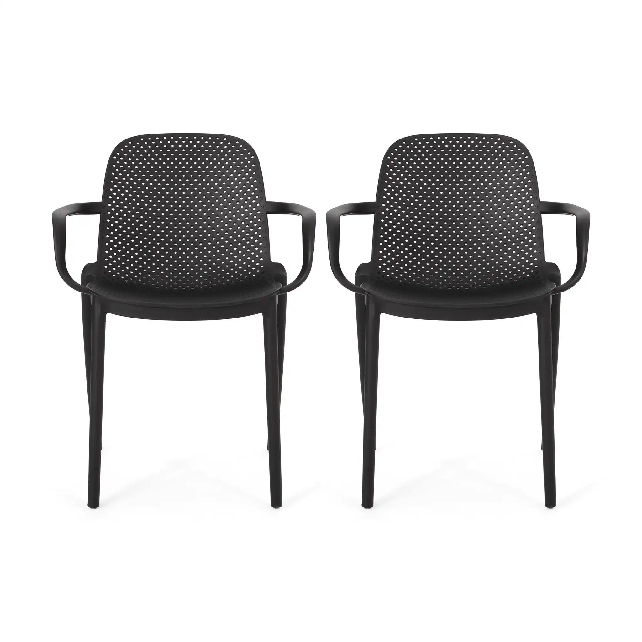 Roxanne - Outdoor Stacking Dining Armchair (Set of 2) - Best Buy Furniture