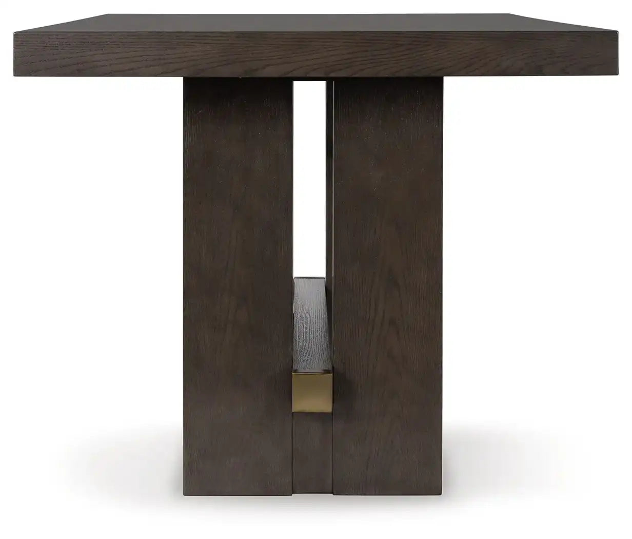 Burkhaus - Rectangular Dining Room Counter Table - Dark Brown - Best Buy Furniture