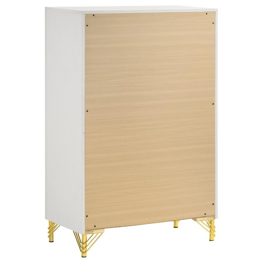 Lucia - 5-Drawer Bedroom Chest - Best Buy Furniture