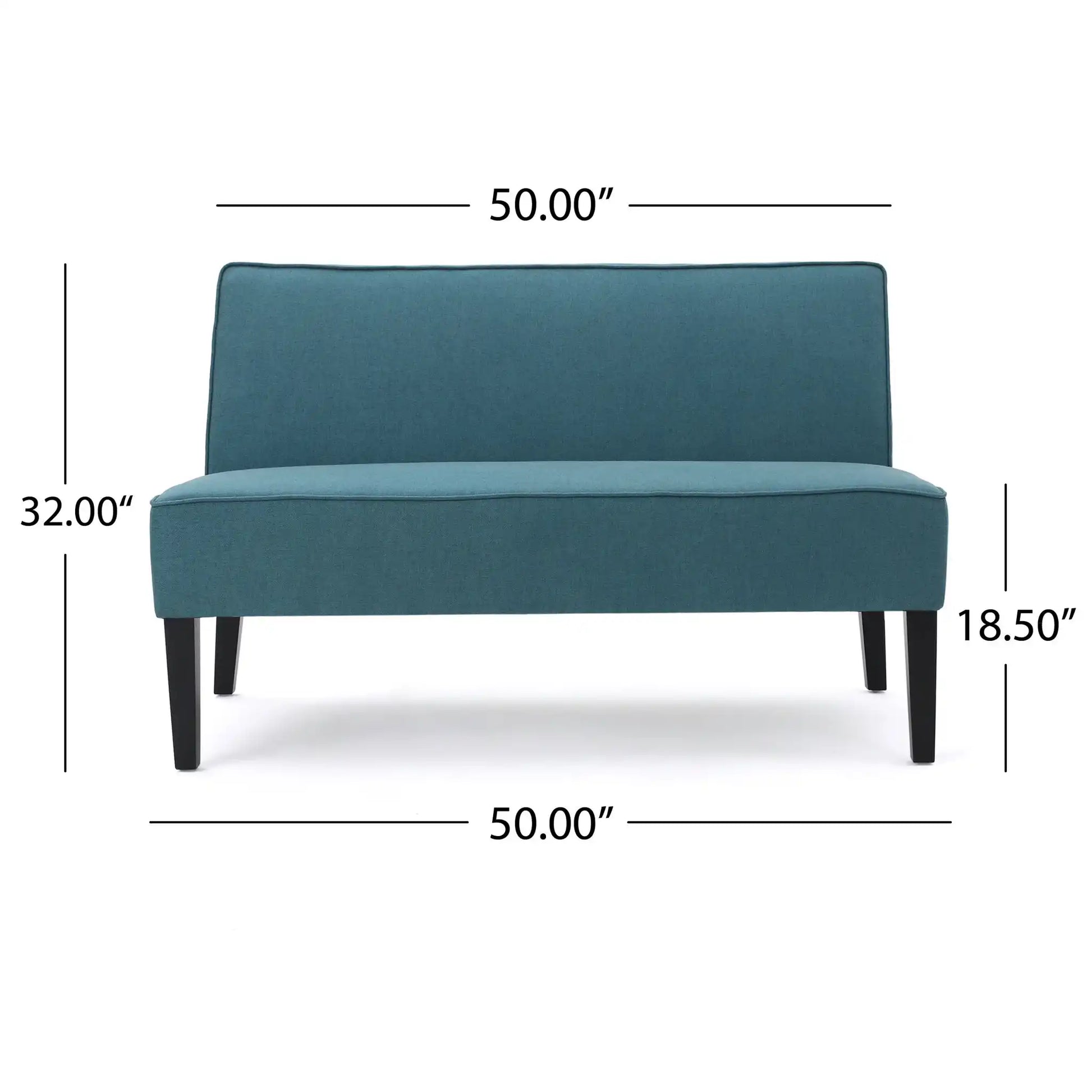 Contemporary Loveseat With Upholstered Fabric And Birch Wood Legs - Best Buy Furniture