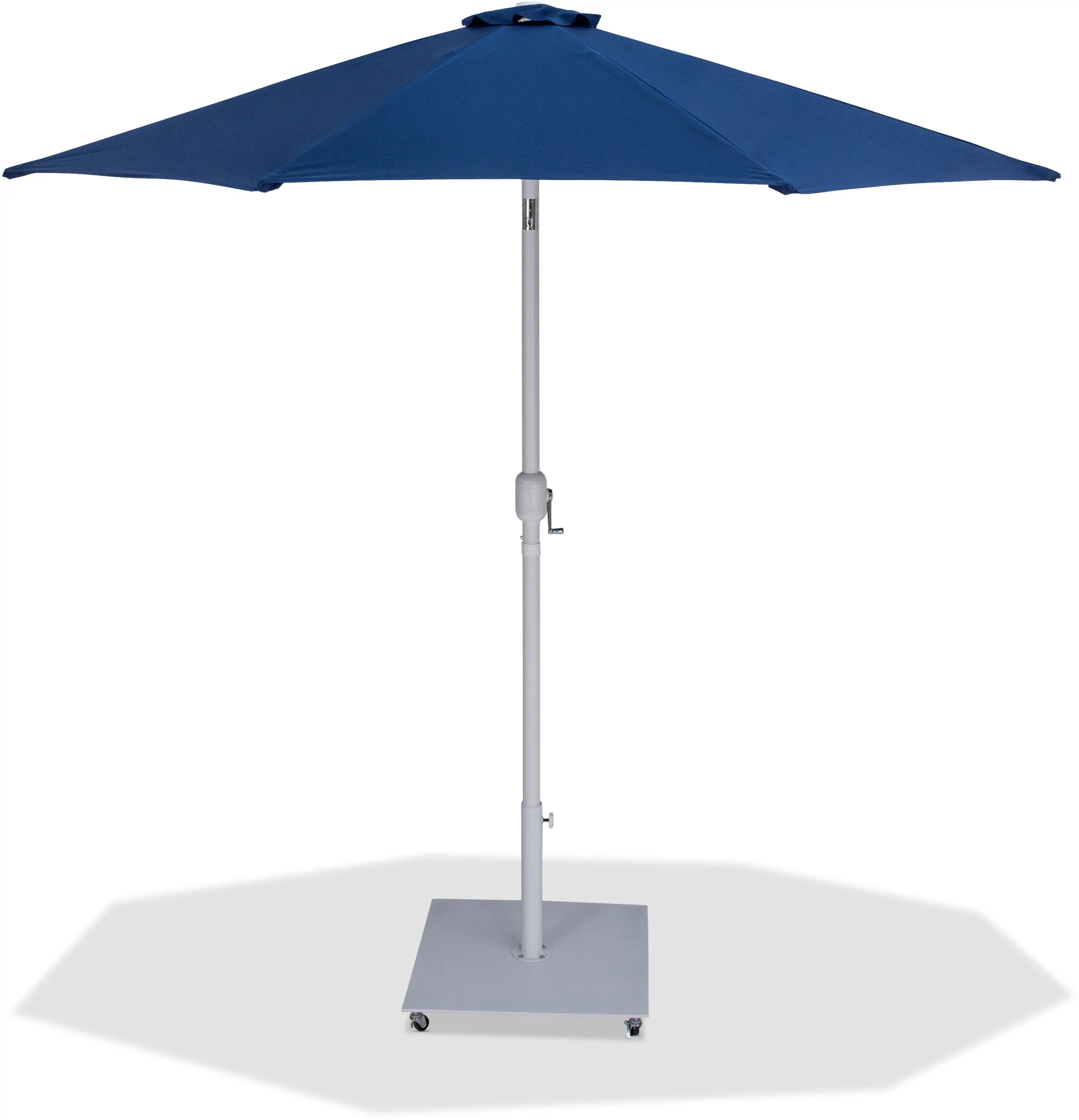 Fiji - Aluminum Patio Umbrella With Square White Base - Best Buy Furniture