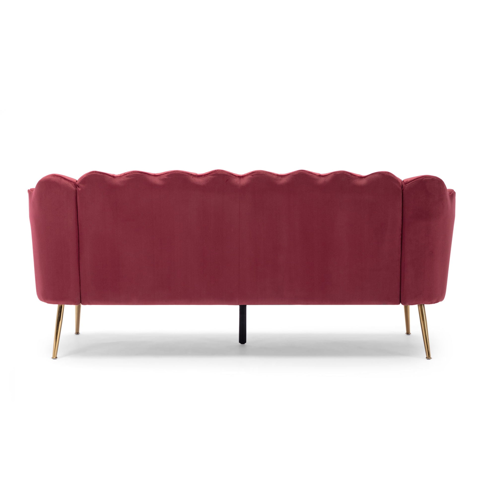 Modern Glam 3 Seater Sofa With Velvet Texture - Best Buy Furniture