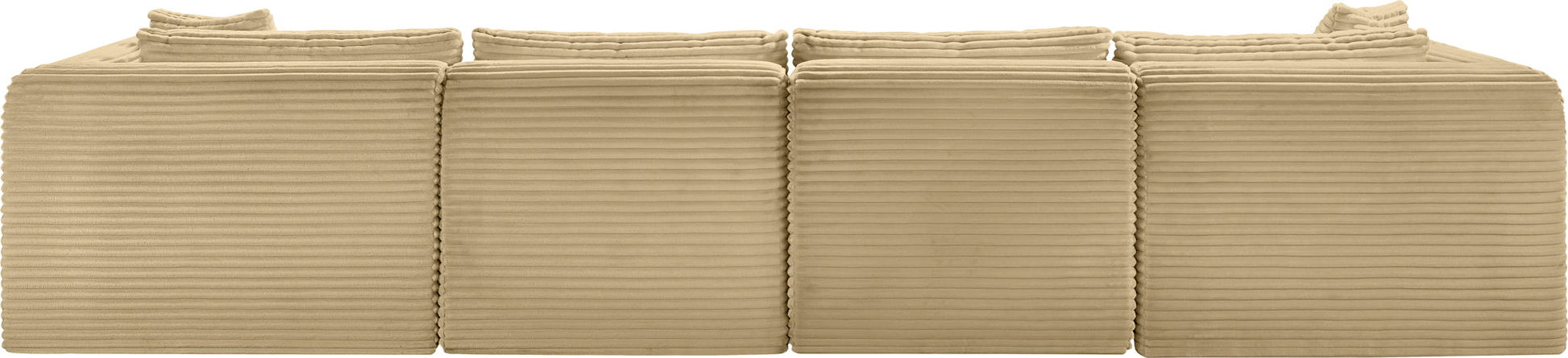 Shaggy - 5 Piece Modular Sectional With Ottoman - Best Buy Furniture