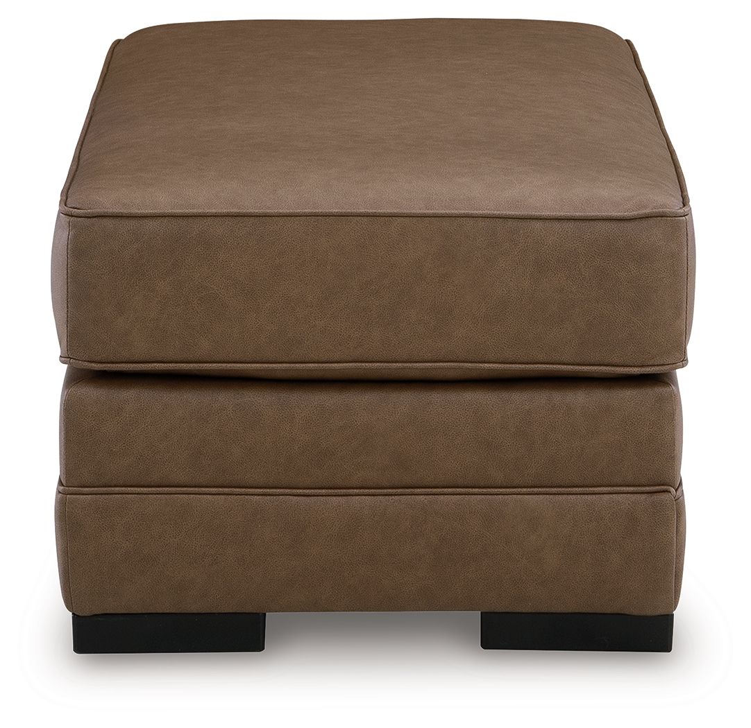 VillaCourt - Ottoman - Caramel - Best Buy Furniture