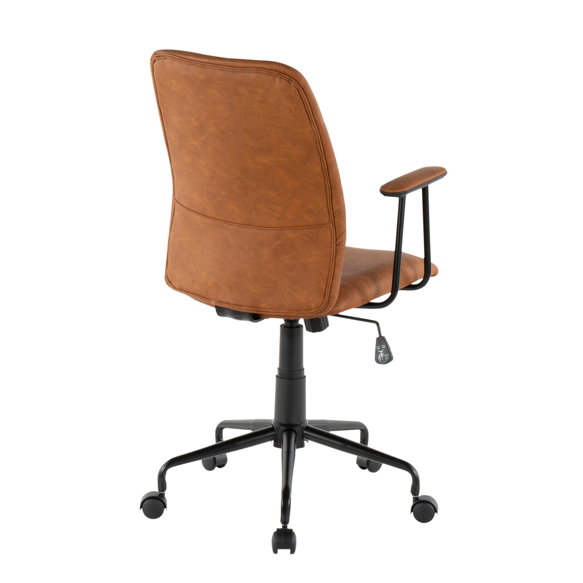 Fredrick - Contemporary Office Chair - Brown - Best Buy Furniture