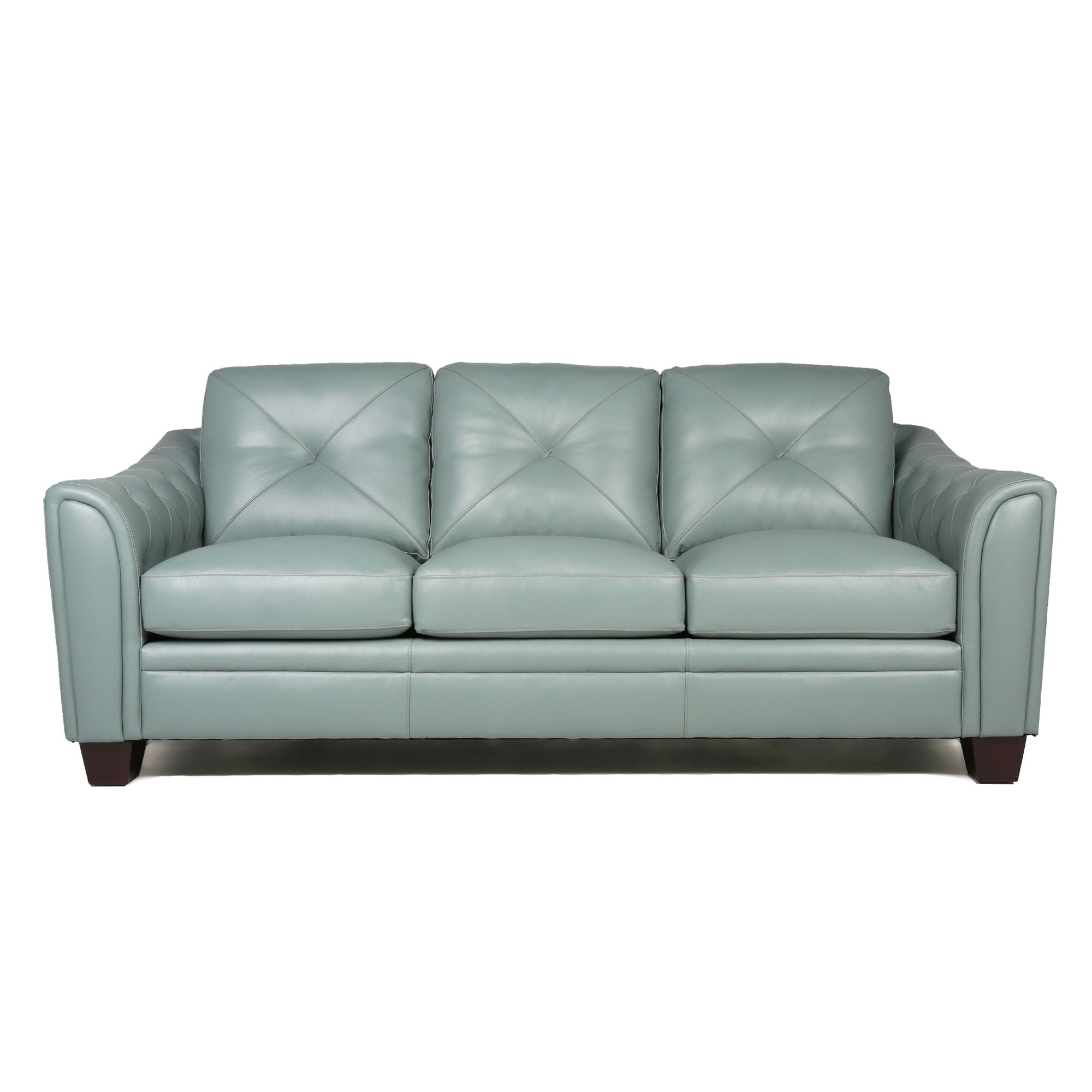 Modern Tufted Leather Sofa - Best Buy Furniture