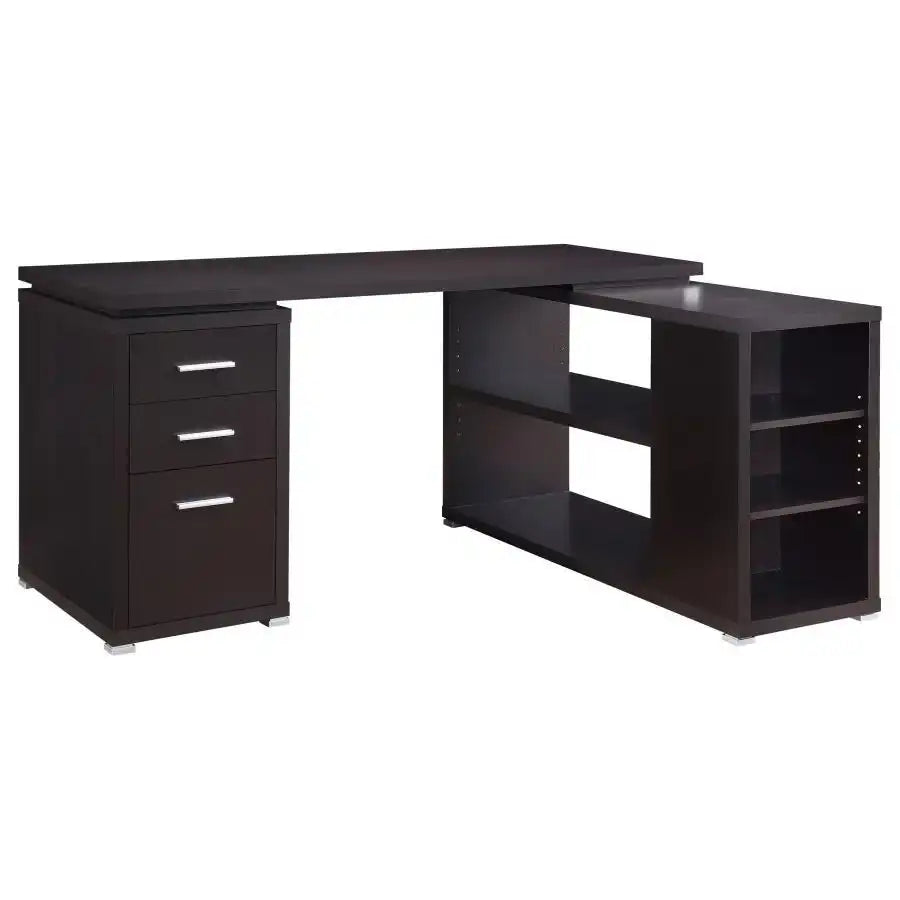 Yvette - 3-Drawer L-Shape Computer Desk - Best Buy Furniture