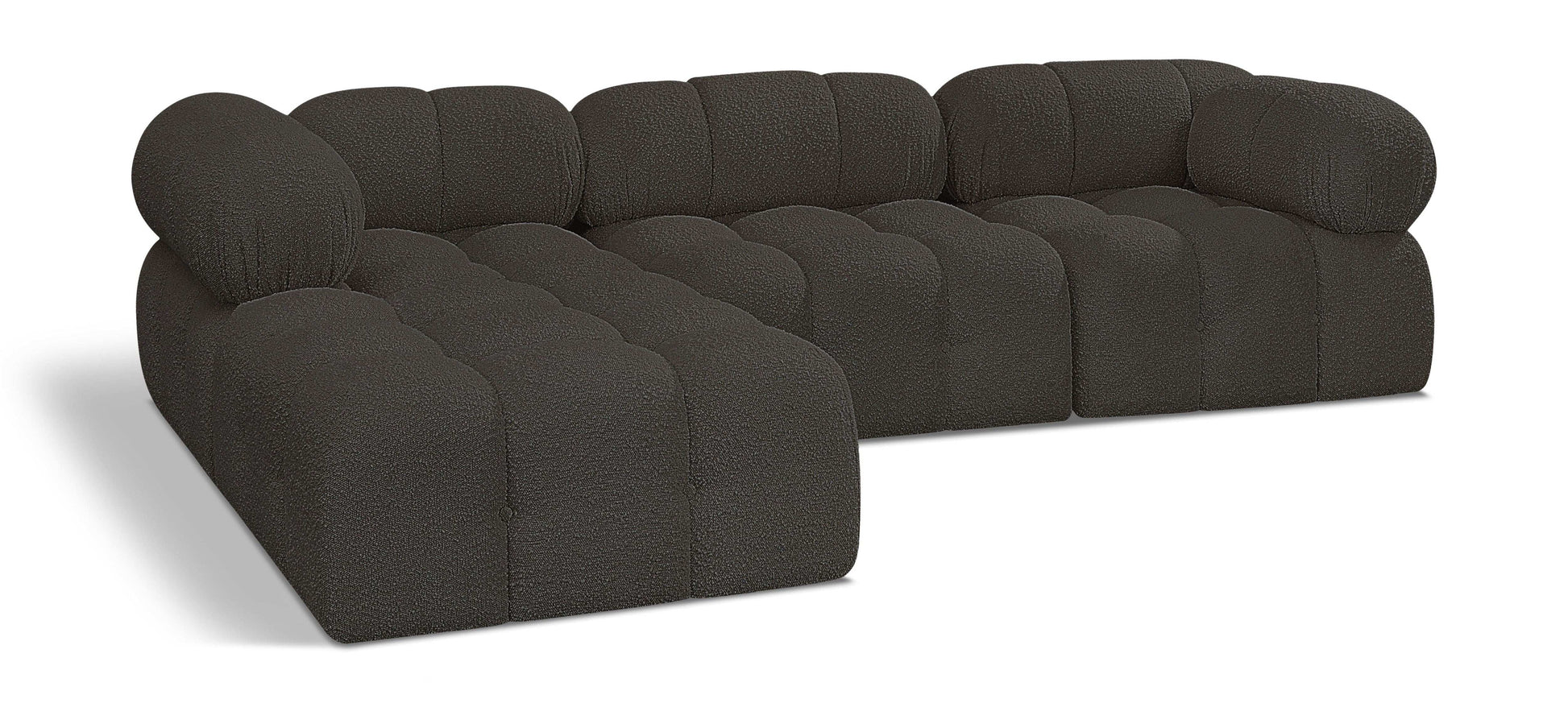 Ames - 4 Piece Fabric Modular Sectional - Best Buy Furniture