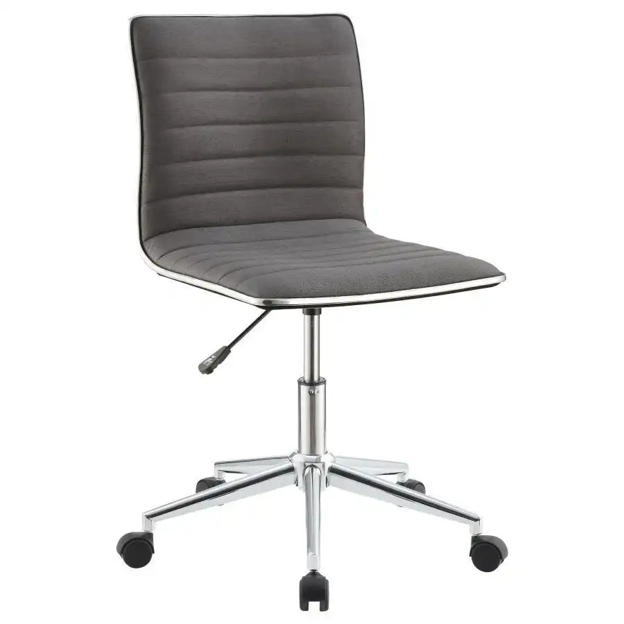 Chryses - Upholstered Adjustable Home Office Desk Chair - Best Buy Furniture