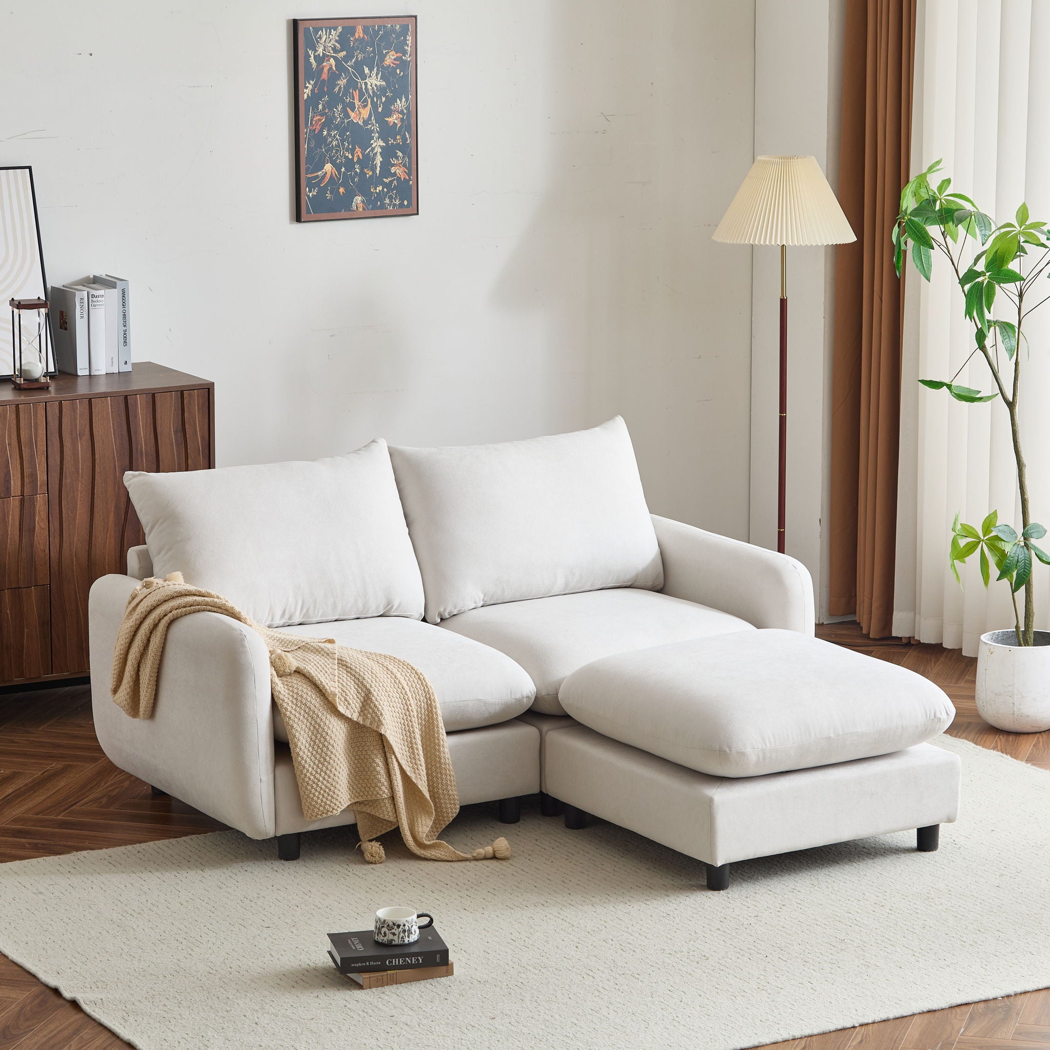 Oversize Modular Free Combination Sectional Sofa Couch With Ottoman For Living Room - Best Buy Furniture