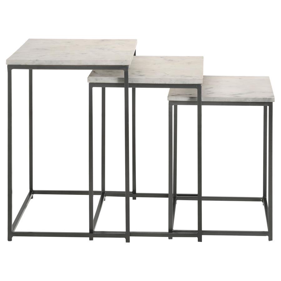 Medora - Marble Top Nesting Table Set - Best Buy Furniture