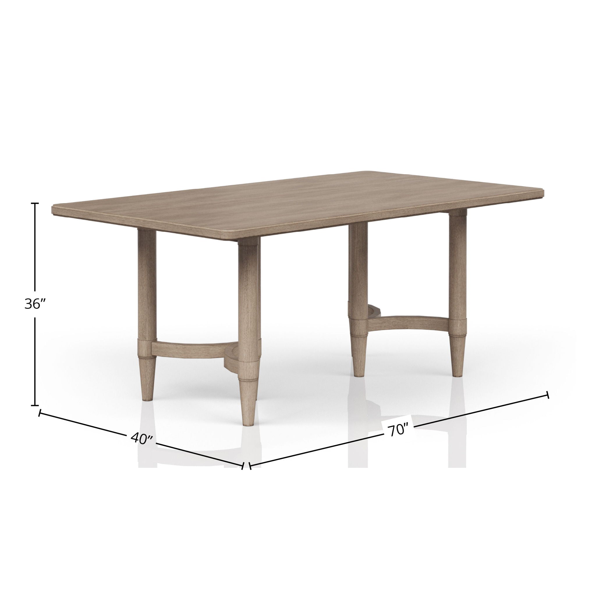 Counter Height Dining Table Colored - Sand - Best Buy Furniture