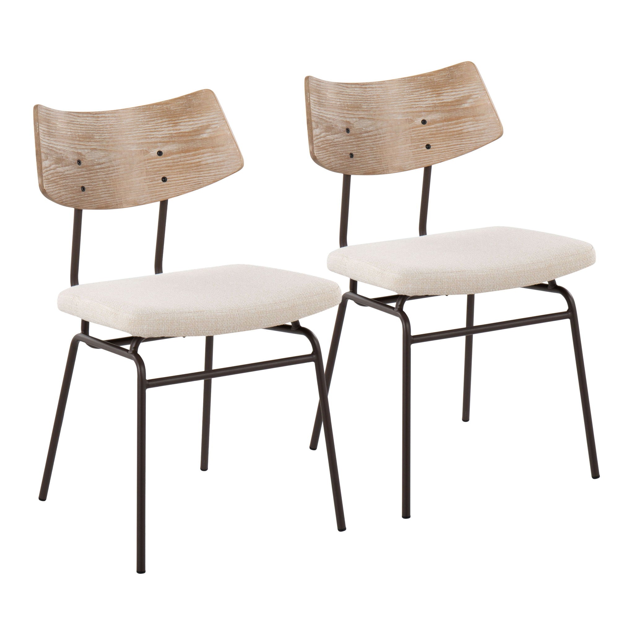 Walker - Mid Century Modern Chair (Set of 2) - Best Buy Furniture