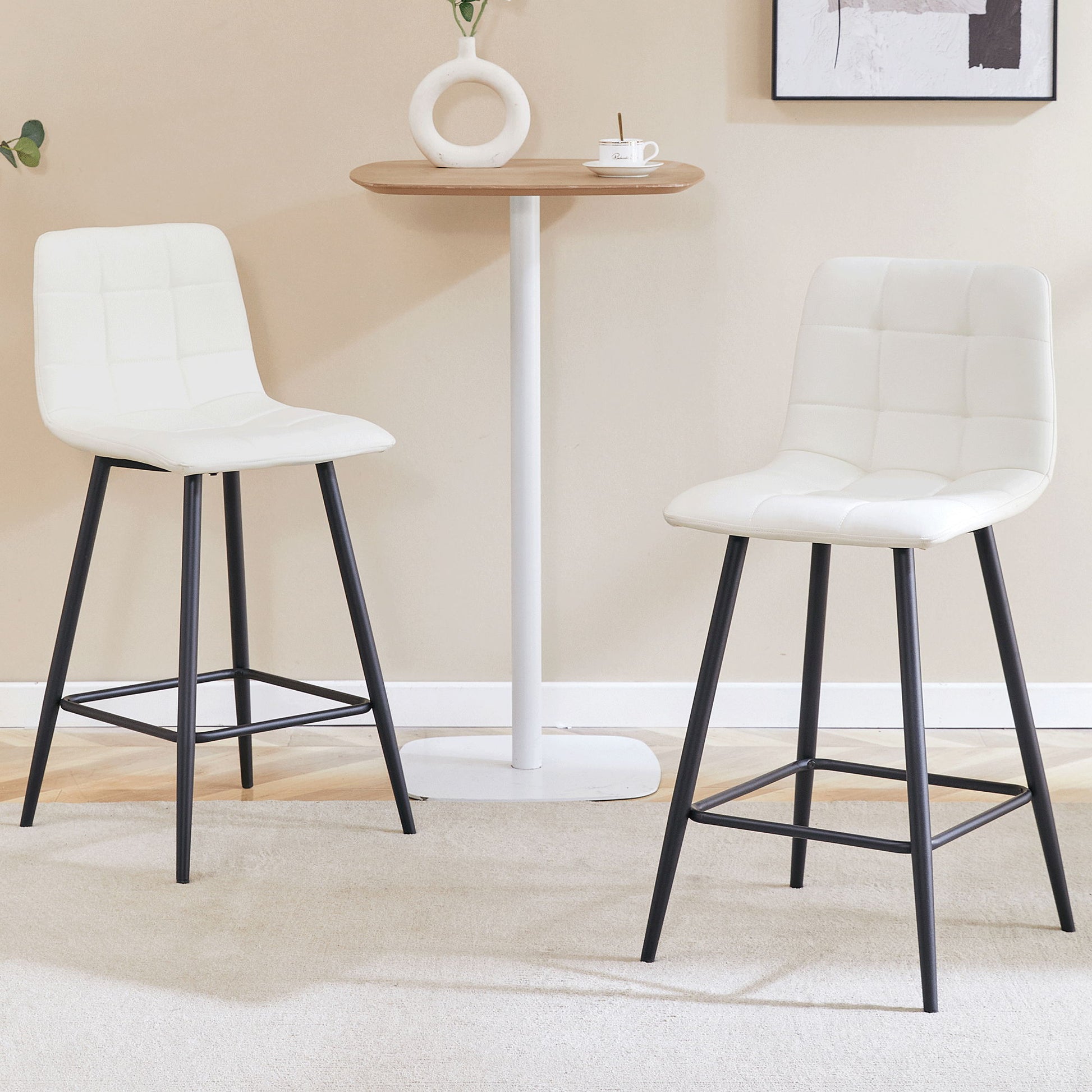 Bar Chair Set Comfortable With Metal Legs And Ergonomic Design - Best Buy Furniture