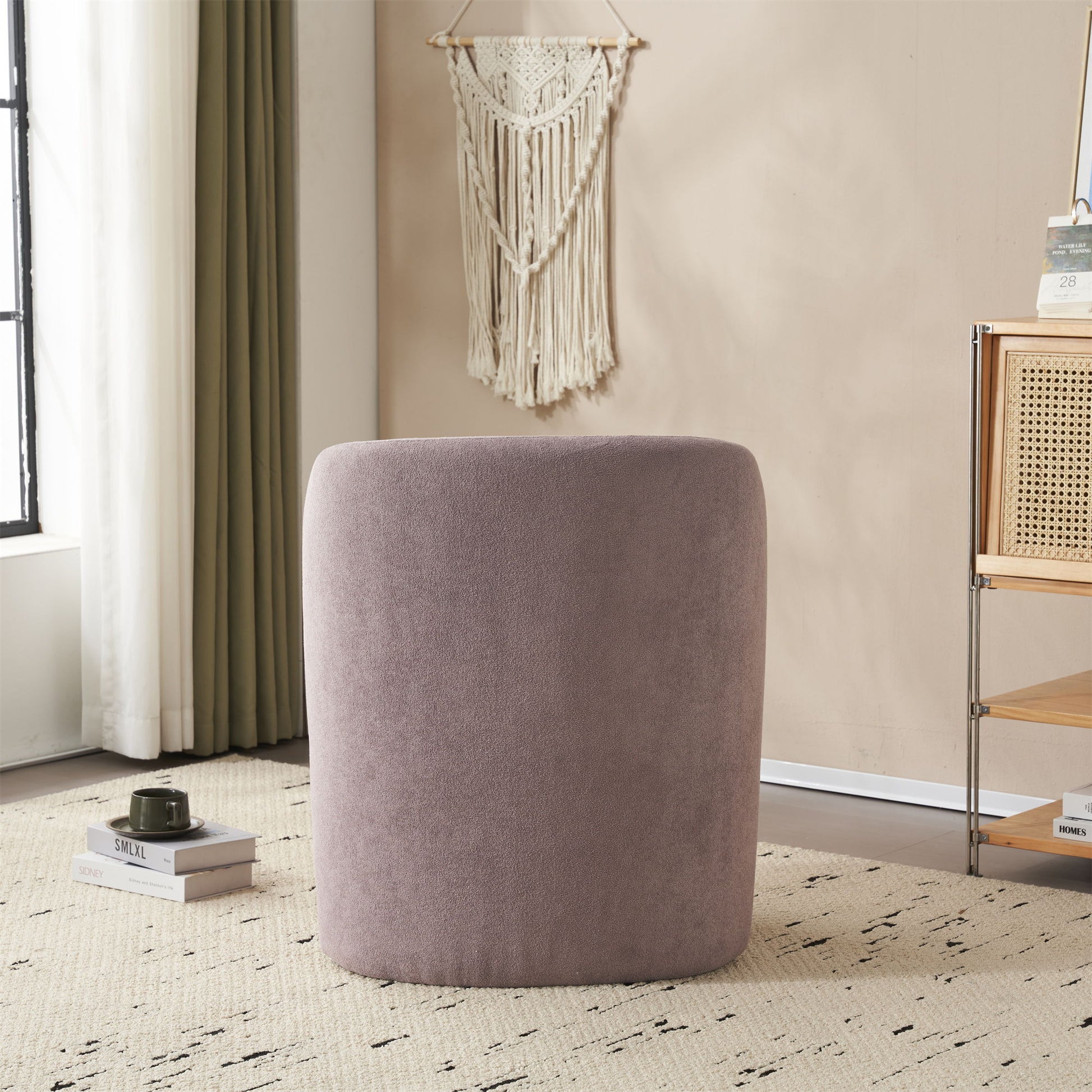 Modern Low Back Accent Upholstered Armless Living Room Chairs, Round Feet - Best Buy Furniture