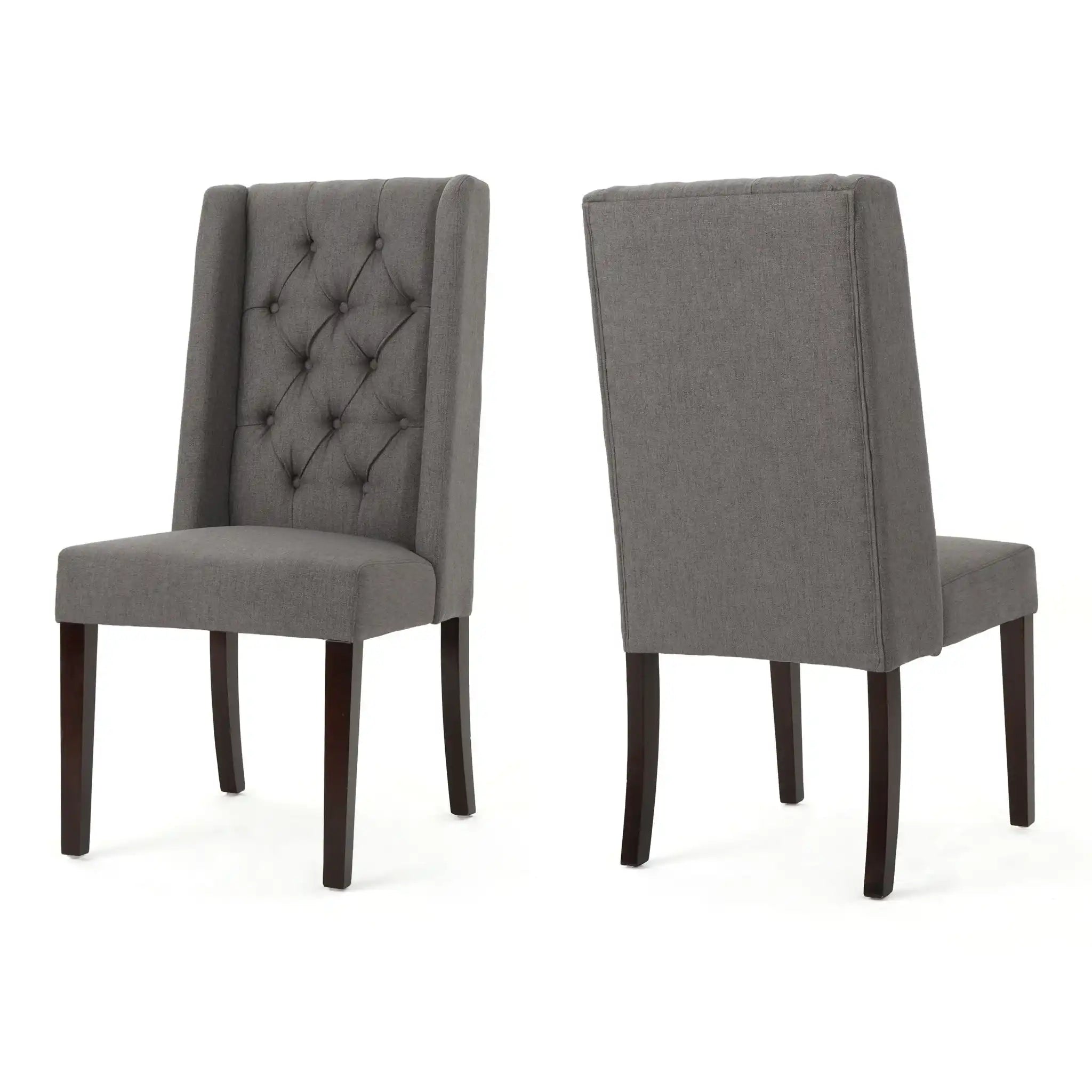 Sophisticated Tufted Dining Chair With High Back Design - Best Buy Furniture