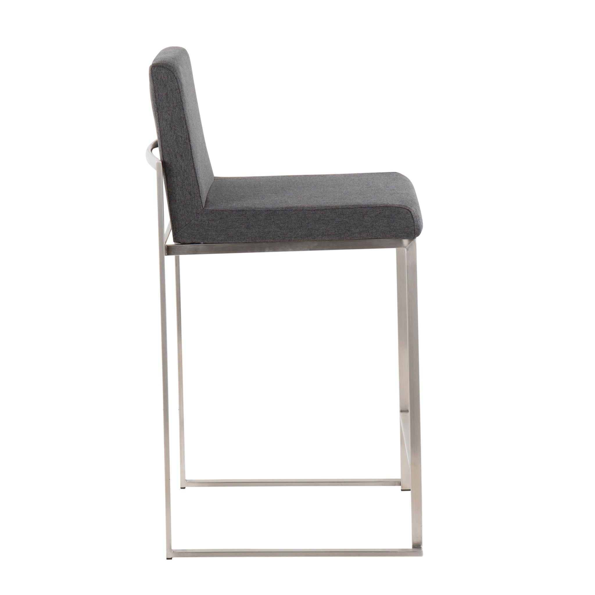 Fuji - Contemporary High Back Counter Stool, Functional Design - Best Buy Furniture