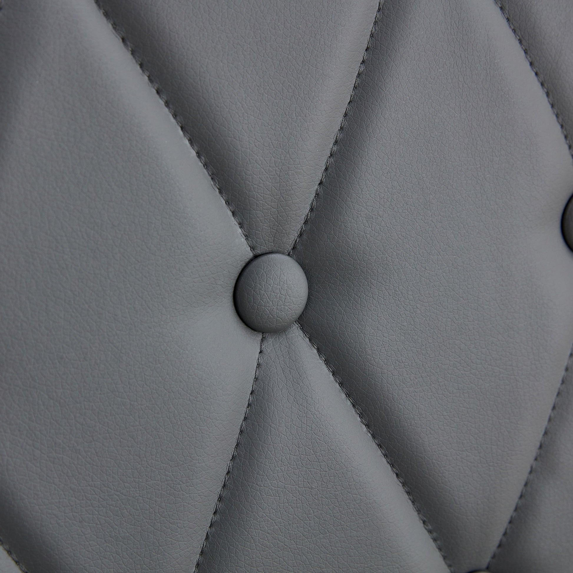 Vintage Style Armless Dining Chairs Set With Grid And Buckle Design - Best Buy Furniture