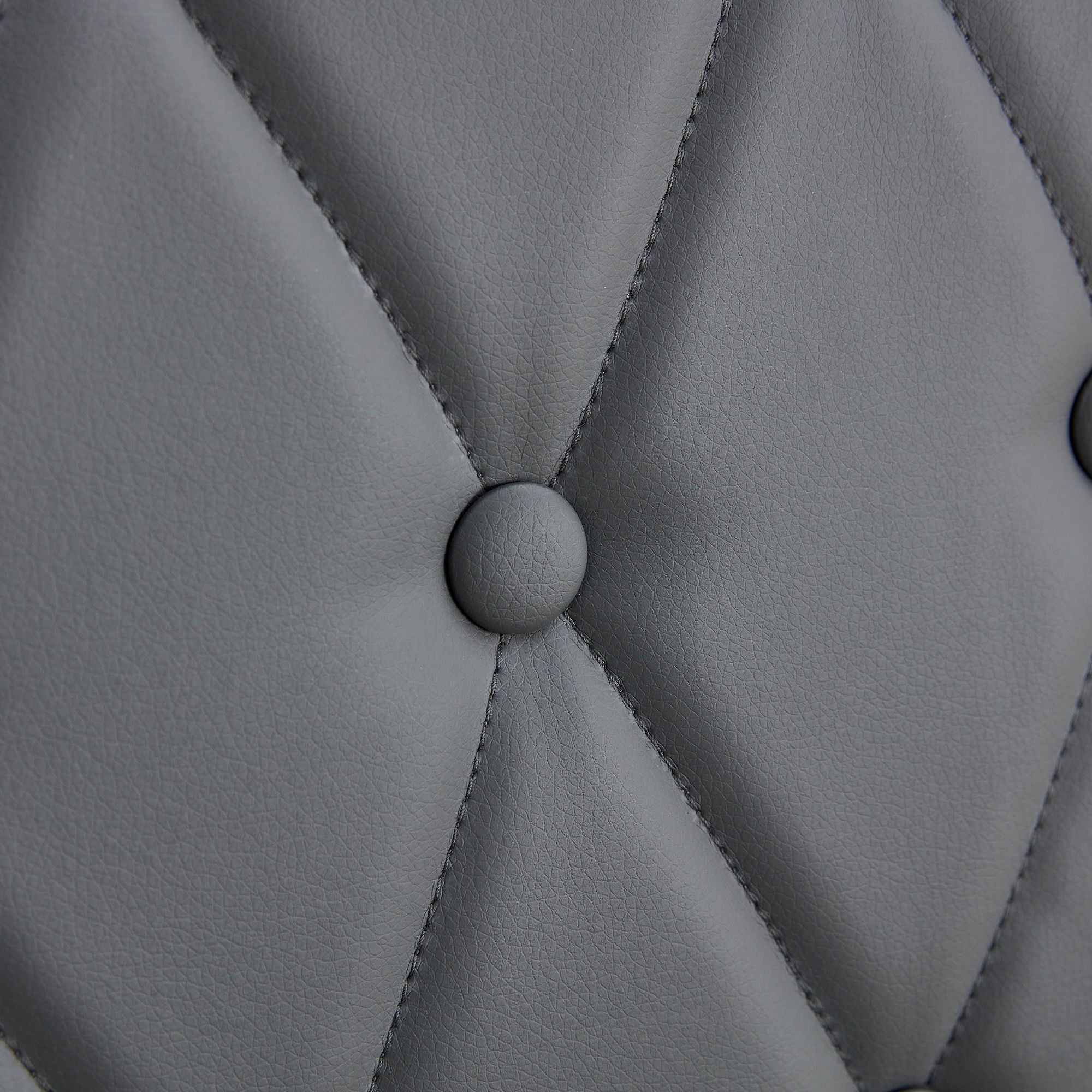 Vintage Style Armless Dining Chairs Set With Grid And Buckle Design - Best Buy Furniture