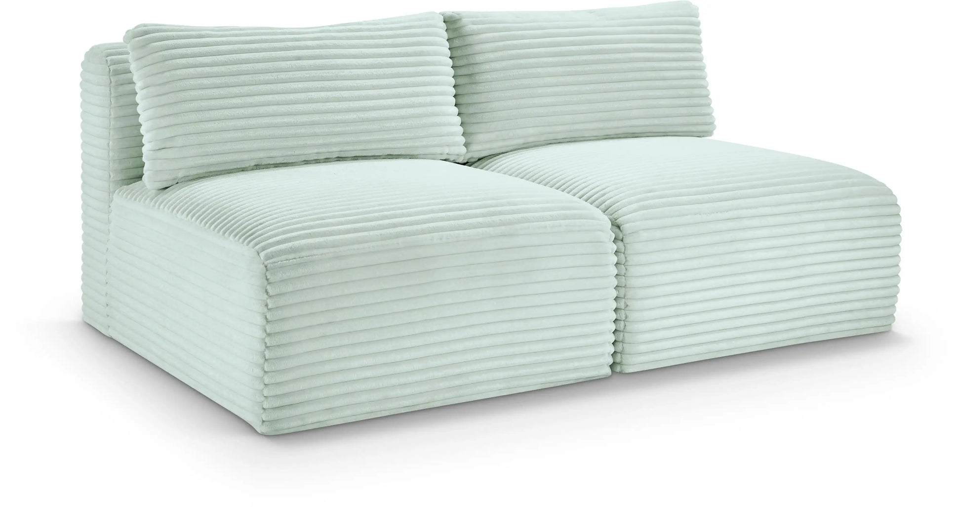 Shaggy - 2 Seat Modular Armless Sofa - Best Buy Furniture