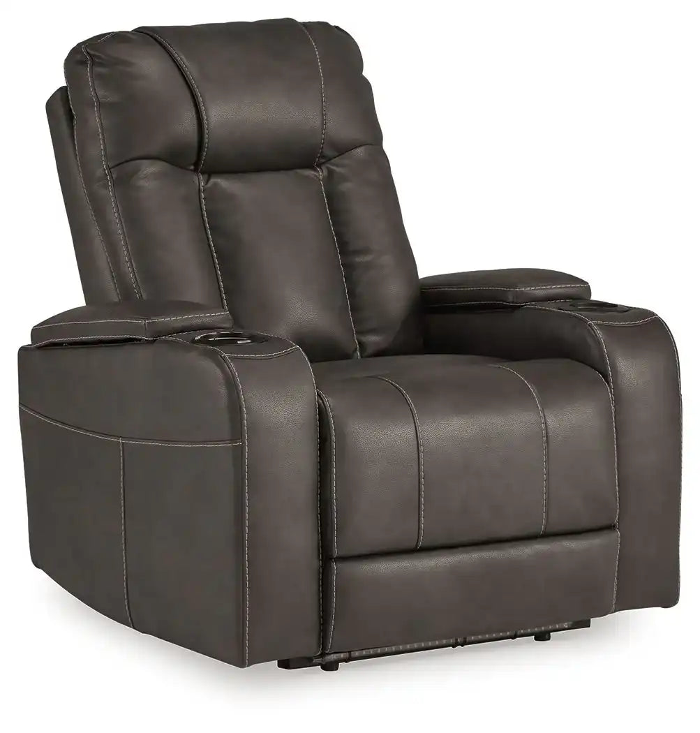 Feazada - Power Recliner With Adj Headrest - Best Buy Furniture