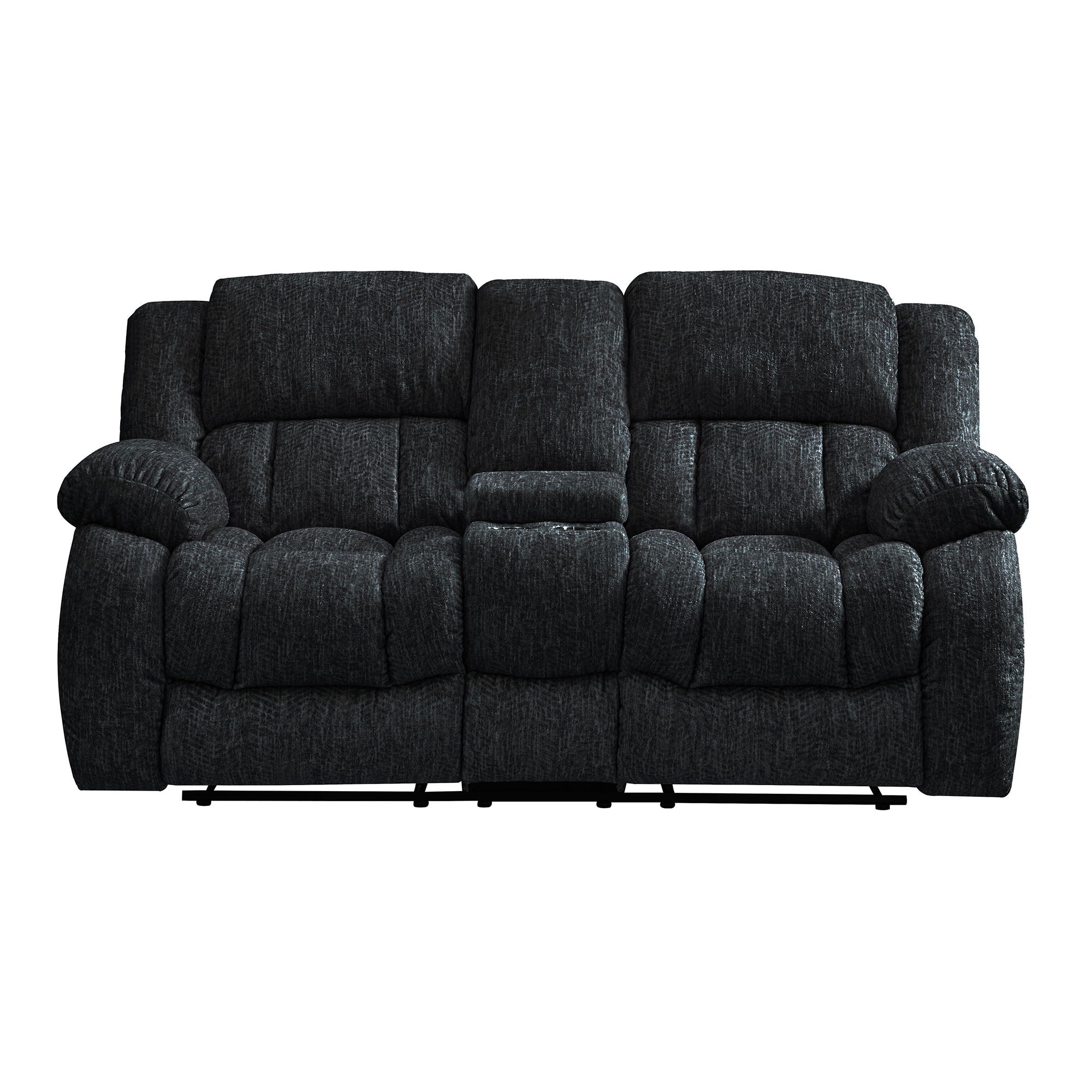 Stonic - Console Reclining Loveseat - Best Buy Furniture