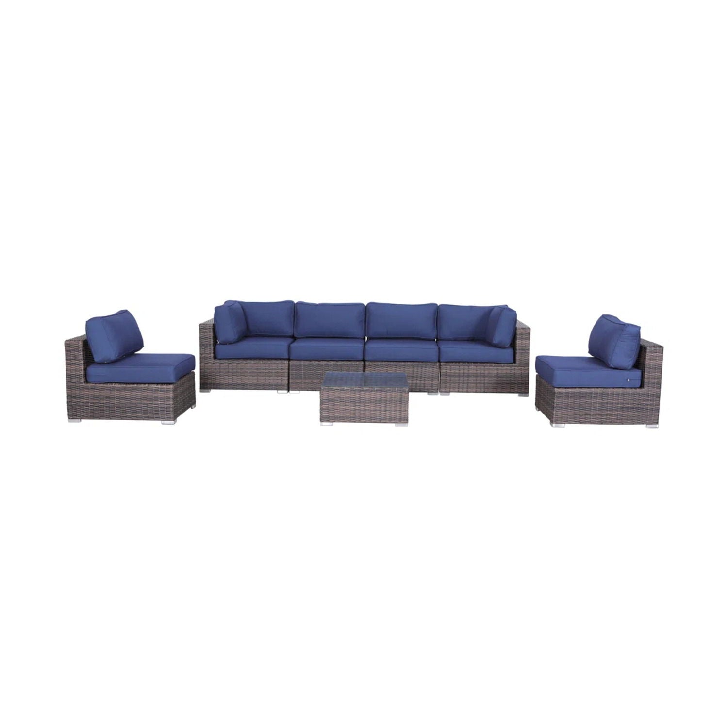 Outdoor Wicker Seating Group With Cushions - Best Buy Furniture