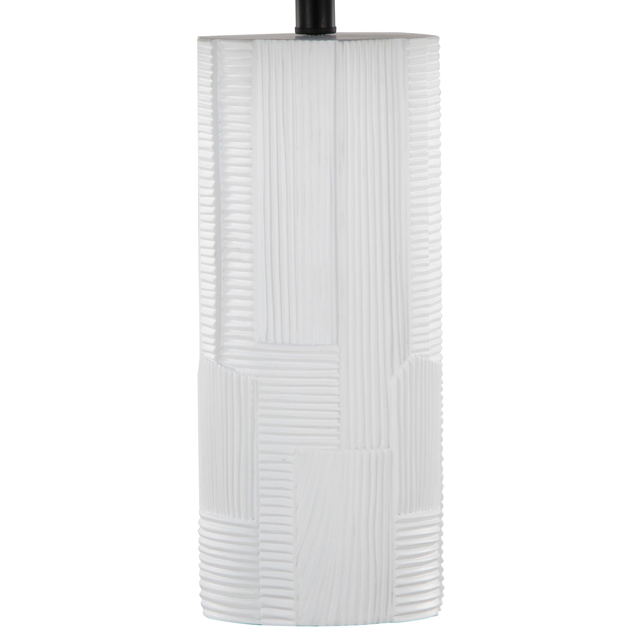 Petra - Contemporary Table Lamp (Set of 2) - Cream / Black - Best Buy Furniture